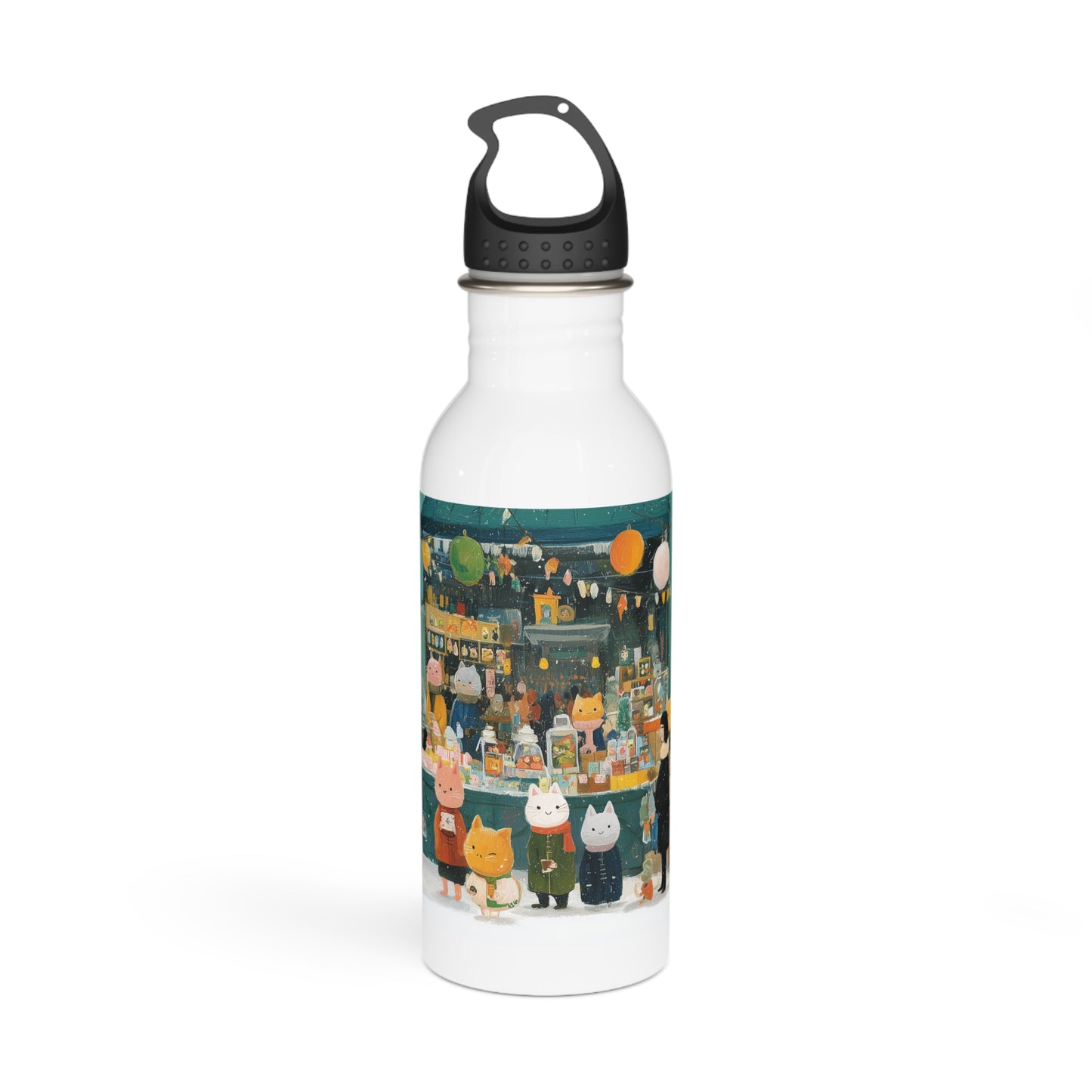 Cute Animal Festival Stainless Steel Water Bottle
