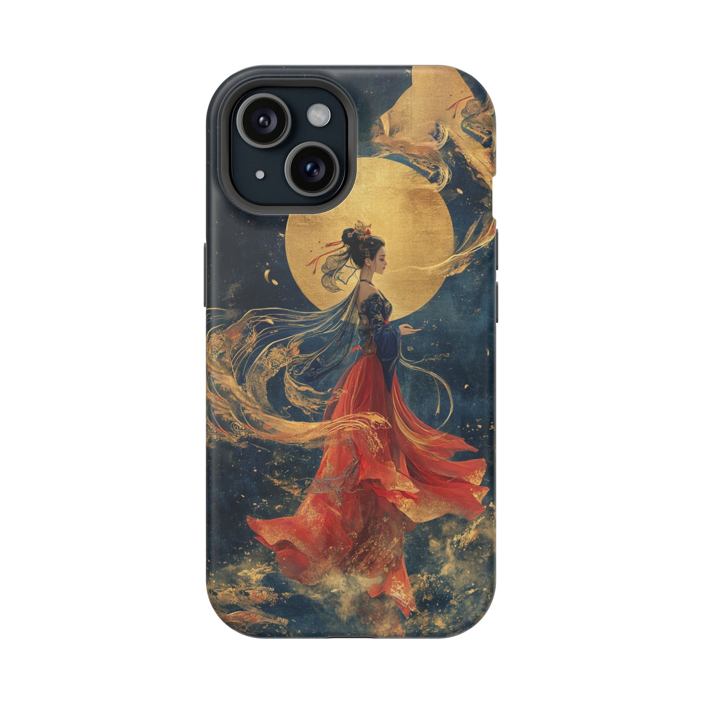 Chinese Moon Goddess Phone Case | Elegant Lunar Fantasy DesignMagnetic Impact-Resistant Phone Case