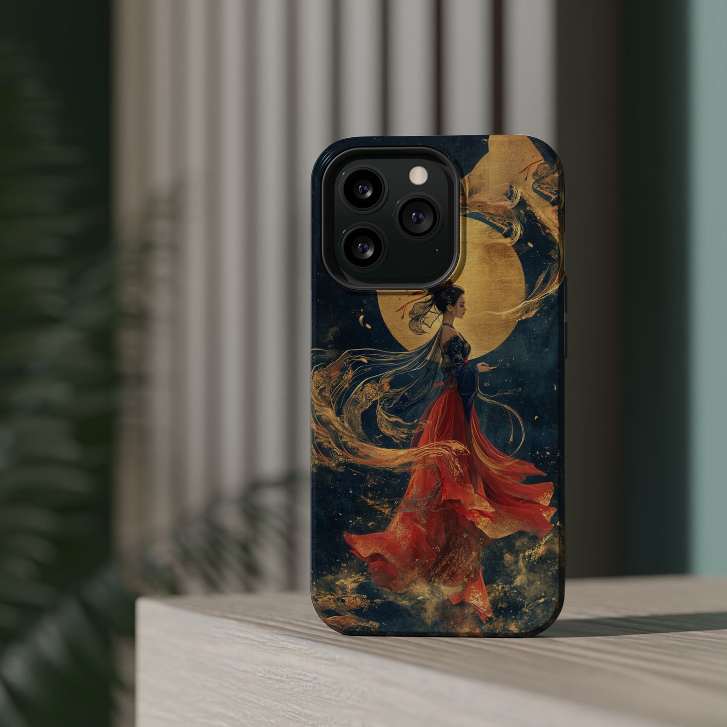 Chinese Moon Goddess Phone Case | Elegant Lunar Fantasy DesignMagnetic Impact-Resistant Phone Case