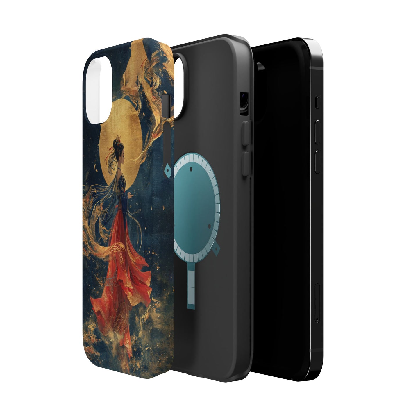 Chinese Moon Goddess Phone Case | Elegant Lunar Fantasy DesignMagnetic Impact-Resistant Phone Case