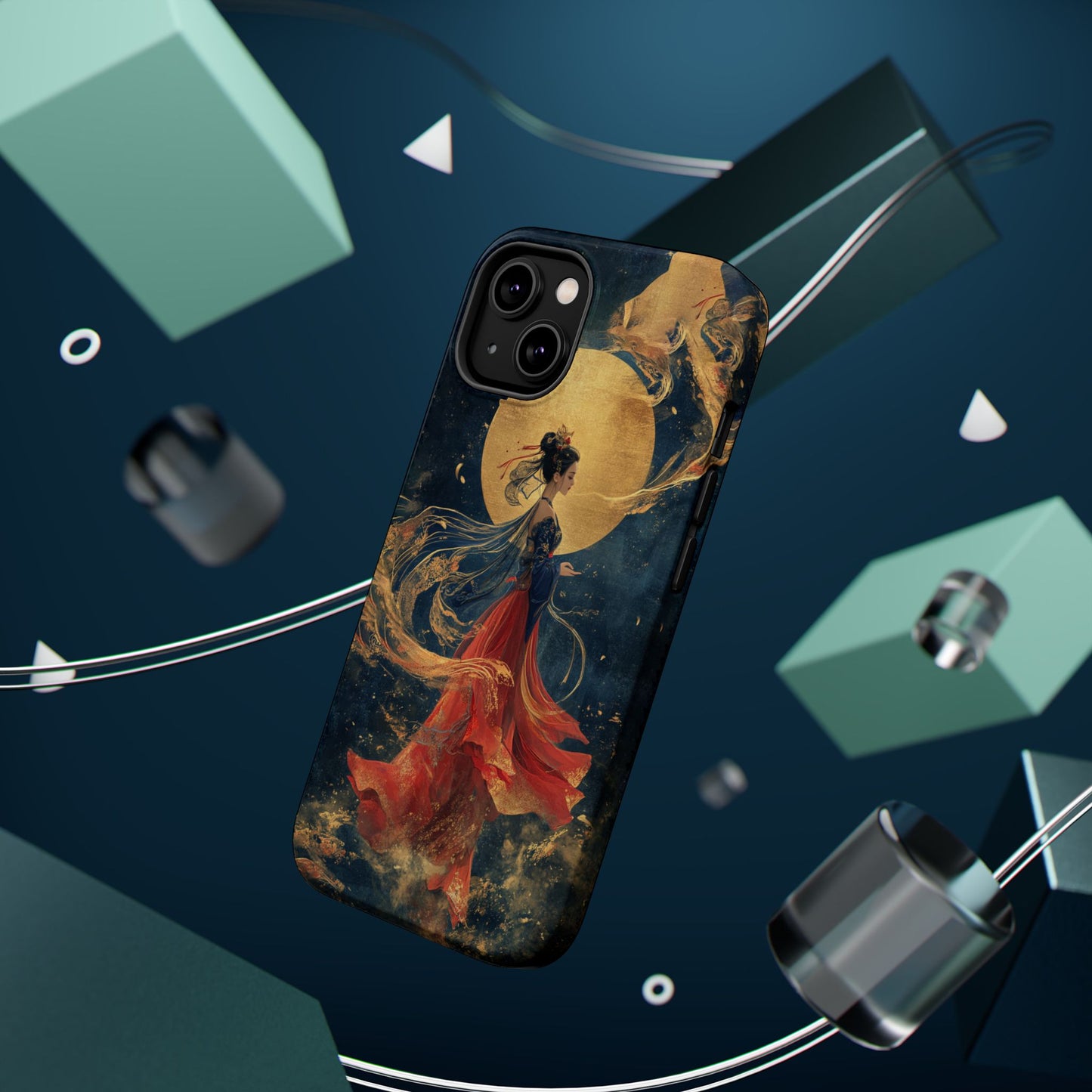 Chinese Moon Goddess Phone Case | Elegant Lunar Fantasy DesignMagnetic Impact-Resistant Phone Case