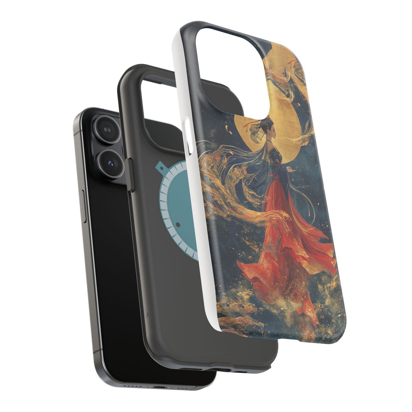 Chinese Moon Goddess Phone Case | Elegant Lunar Fantasy DesignMagnetic Impact-Resistant Phone Case
