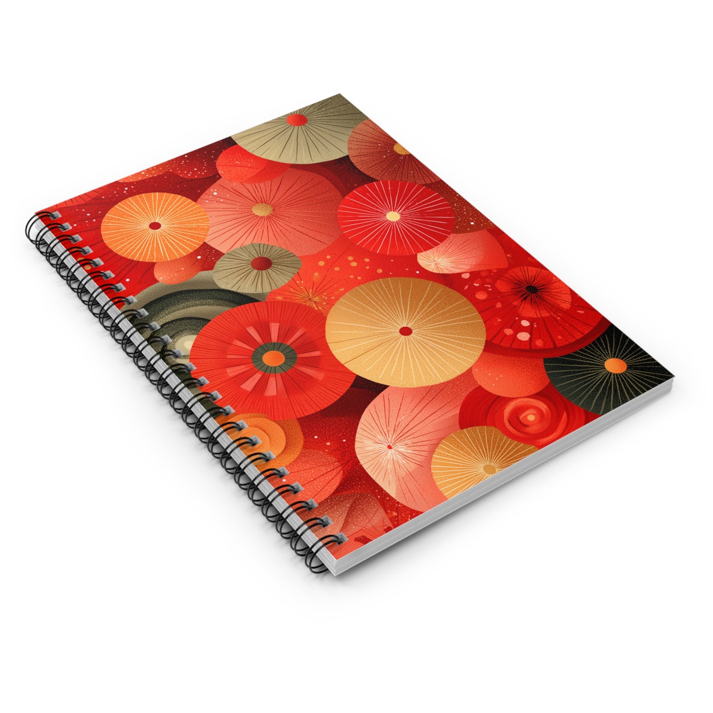 Vibrant Floral Spiral Notebook