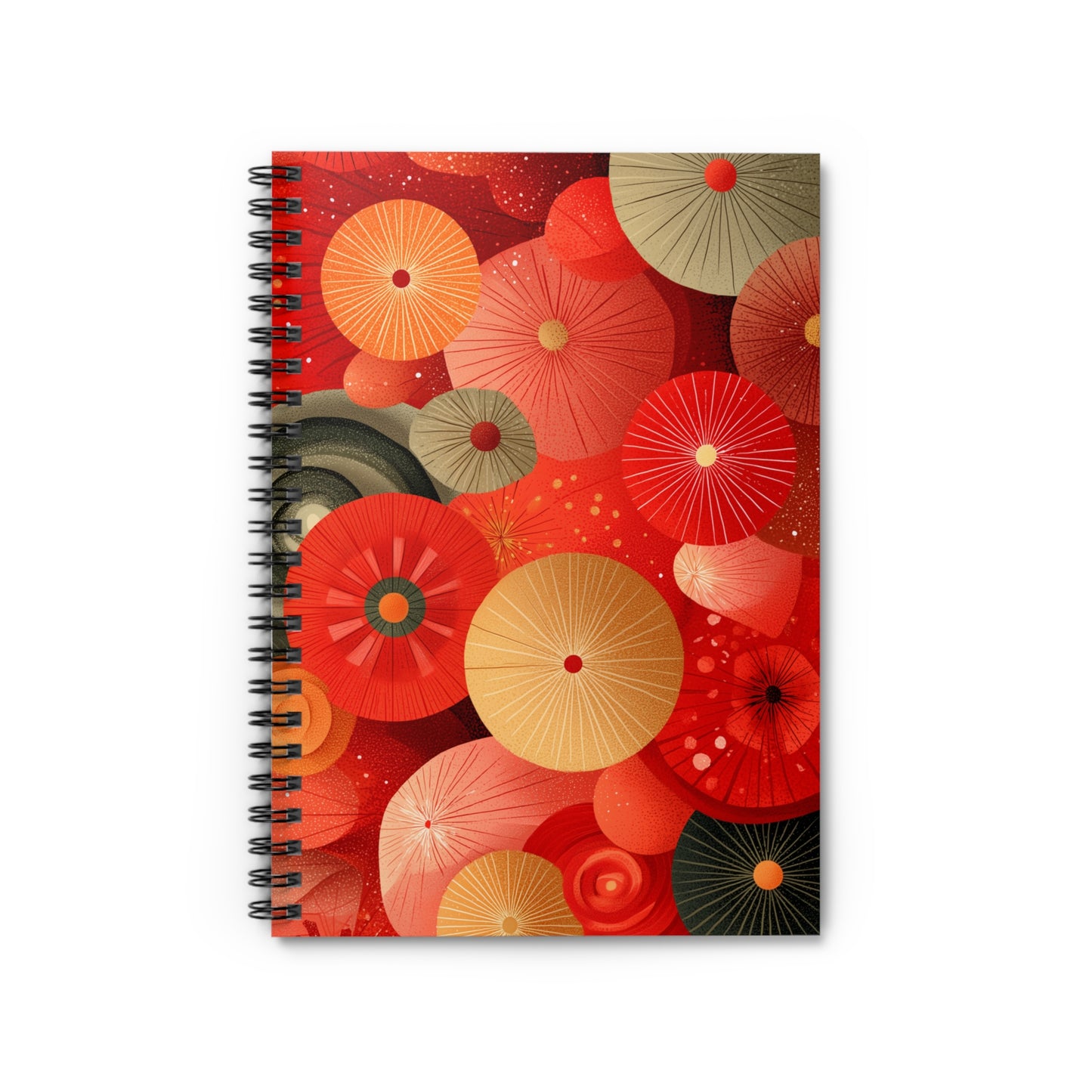 Vibrant Floral Spiral Notebook