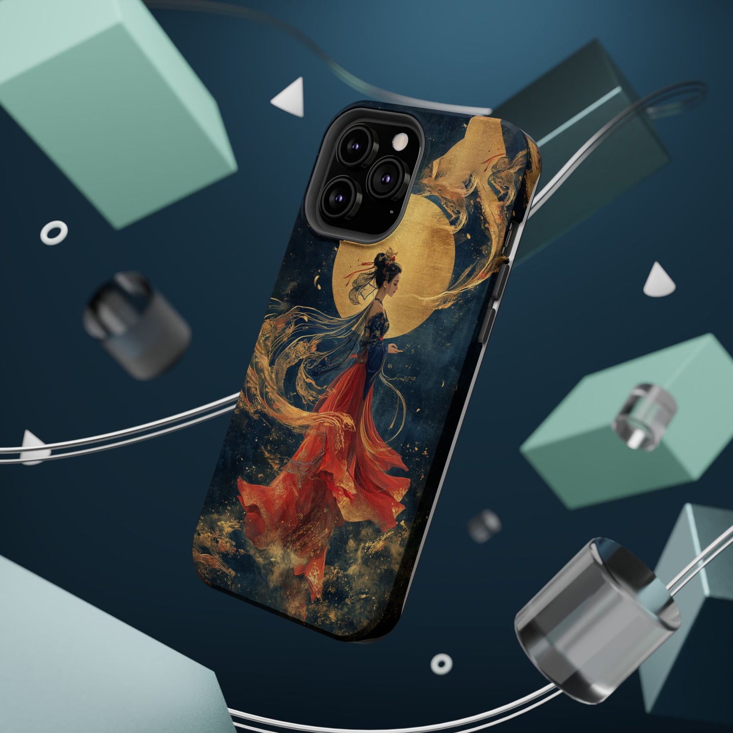 Chinese Moon Goddess Phone Case | Elegant Lunar Fantasy DesignMagnetic Impact-Resistant Phone Case