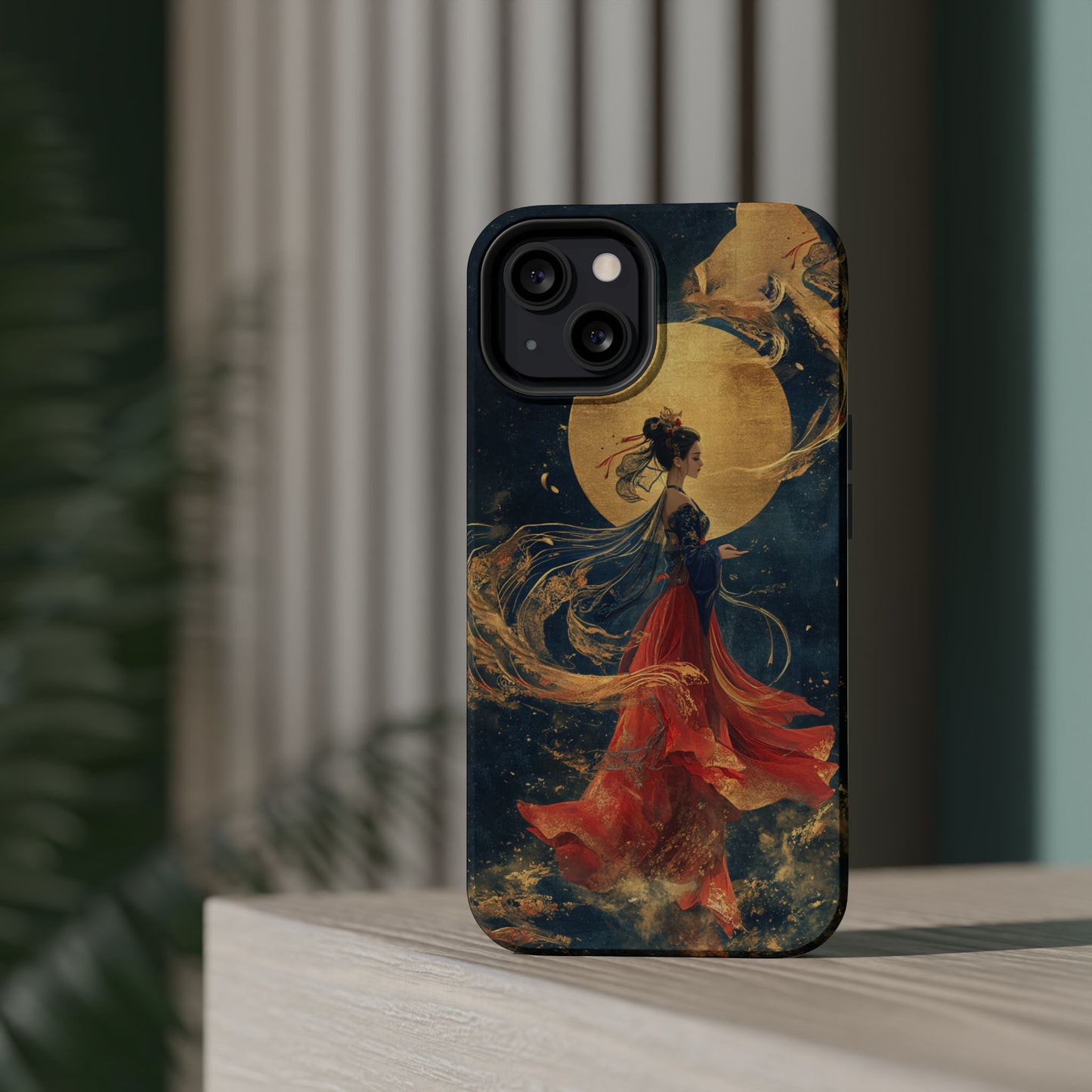 Chinese Moon Goddess Phone Case | Elegant Lunar Fantasy DesignMagnetic Impact-Resistant Phone Case