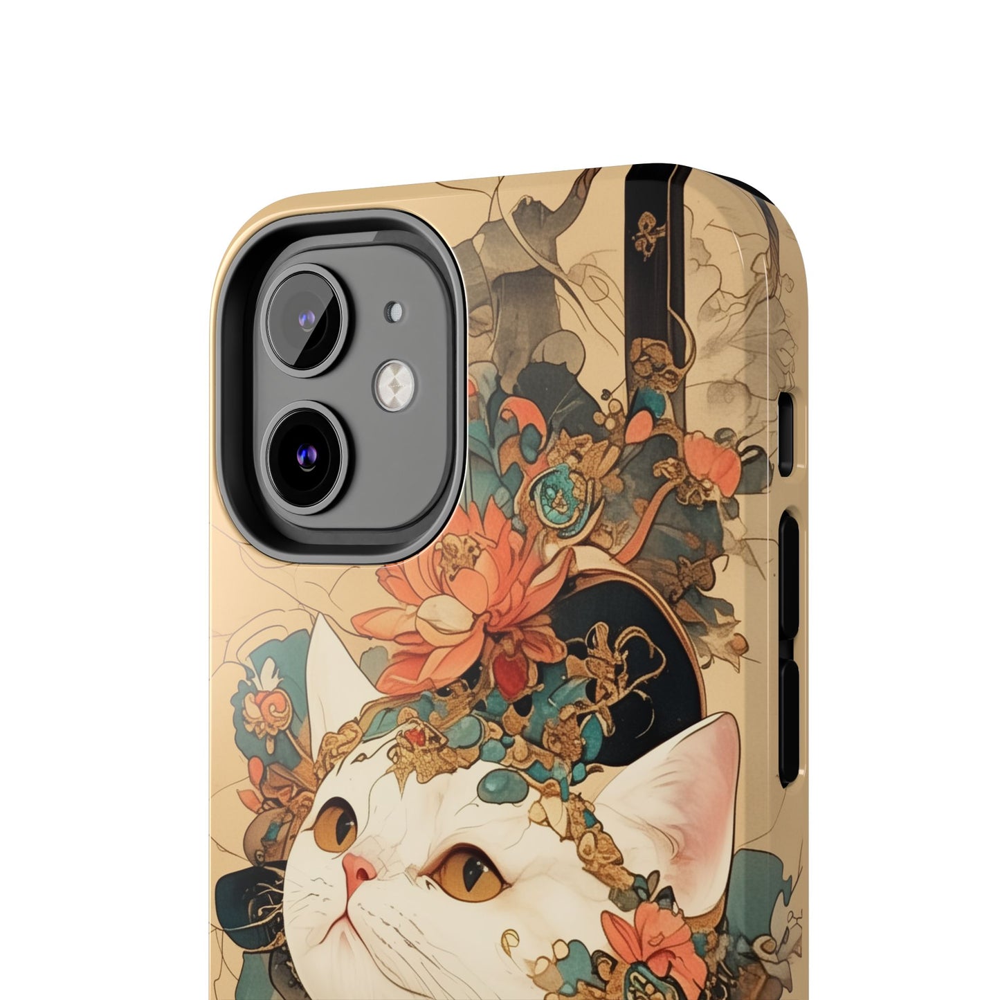 Oriental Cat Phone Case · Tang Dynasty Aesthetic · Art × Tech Fusion
