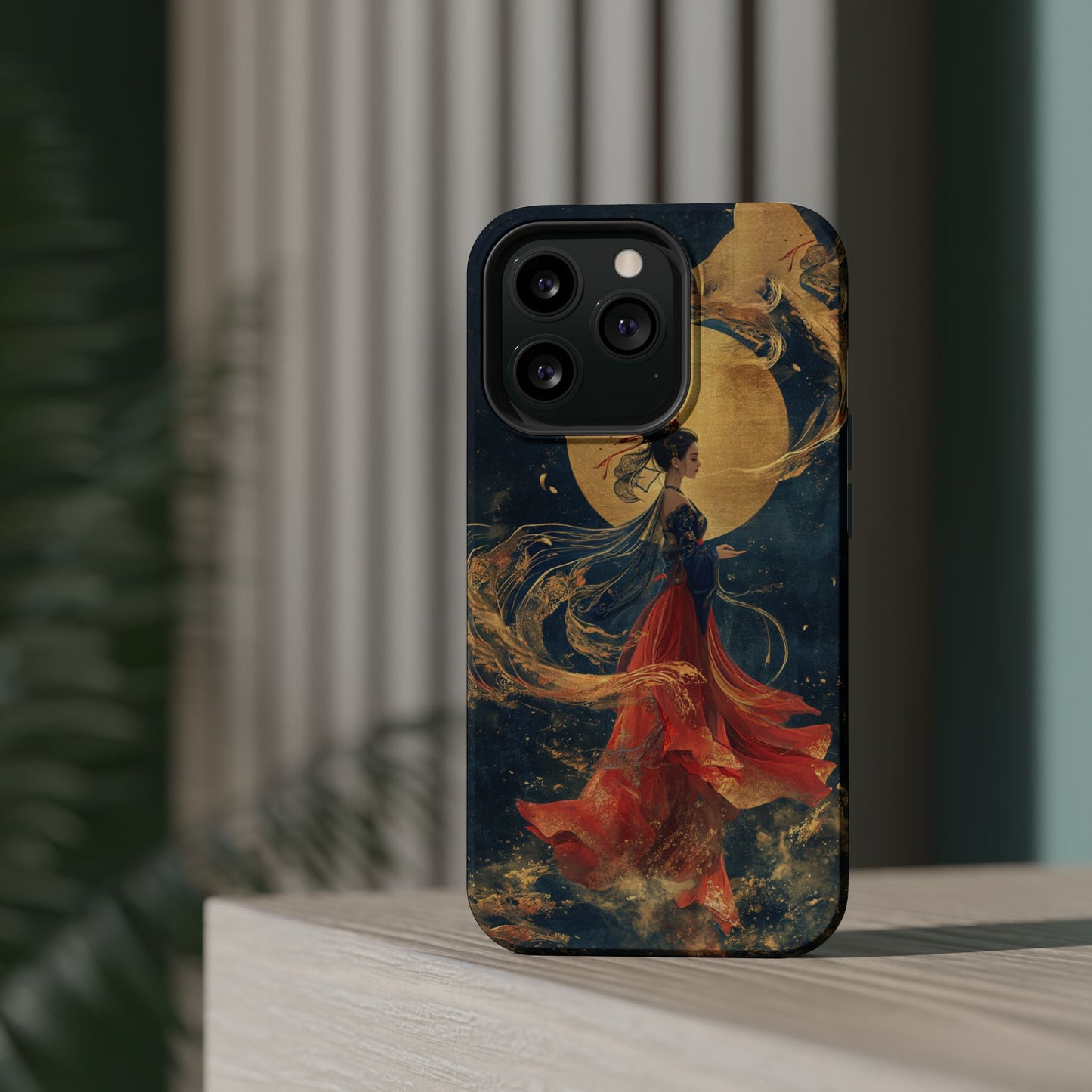 Chinese Moon Goddess Phone Case | Elegant Lunar Fantasy DesignMagnetic Impact-Resistant Phone Case