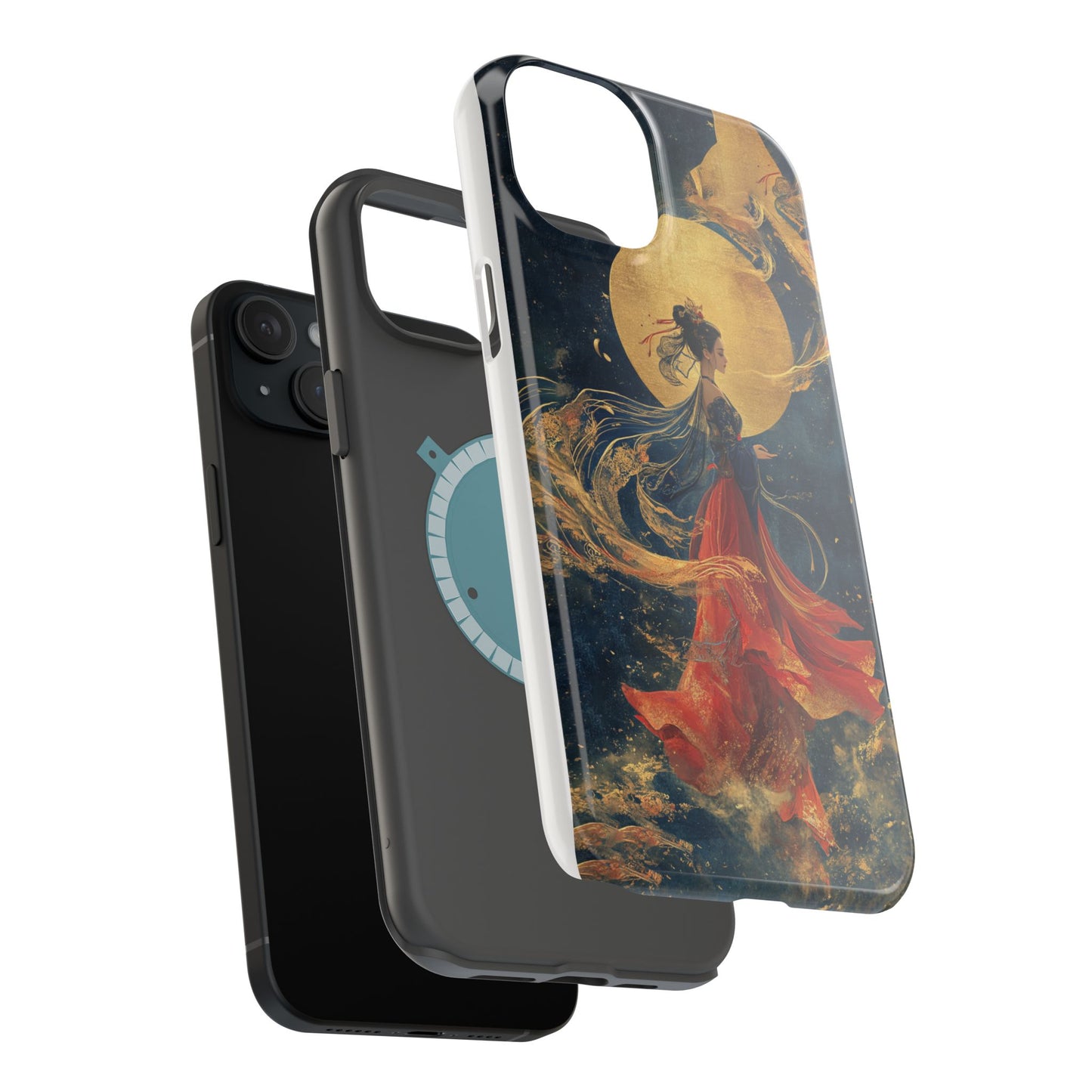 Chinese Moon Goddess Phone Case | Elegant Lunar Fantasy DesignMagnetic Impact-Resistant Phone Case
