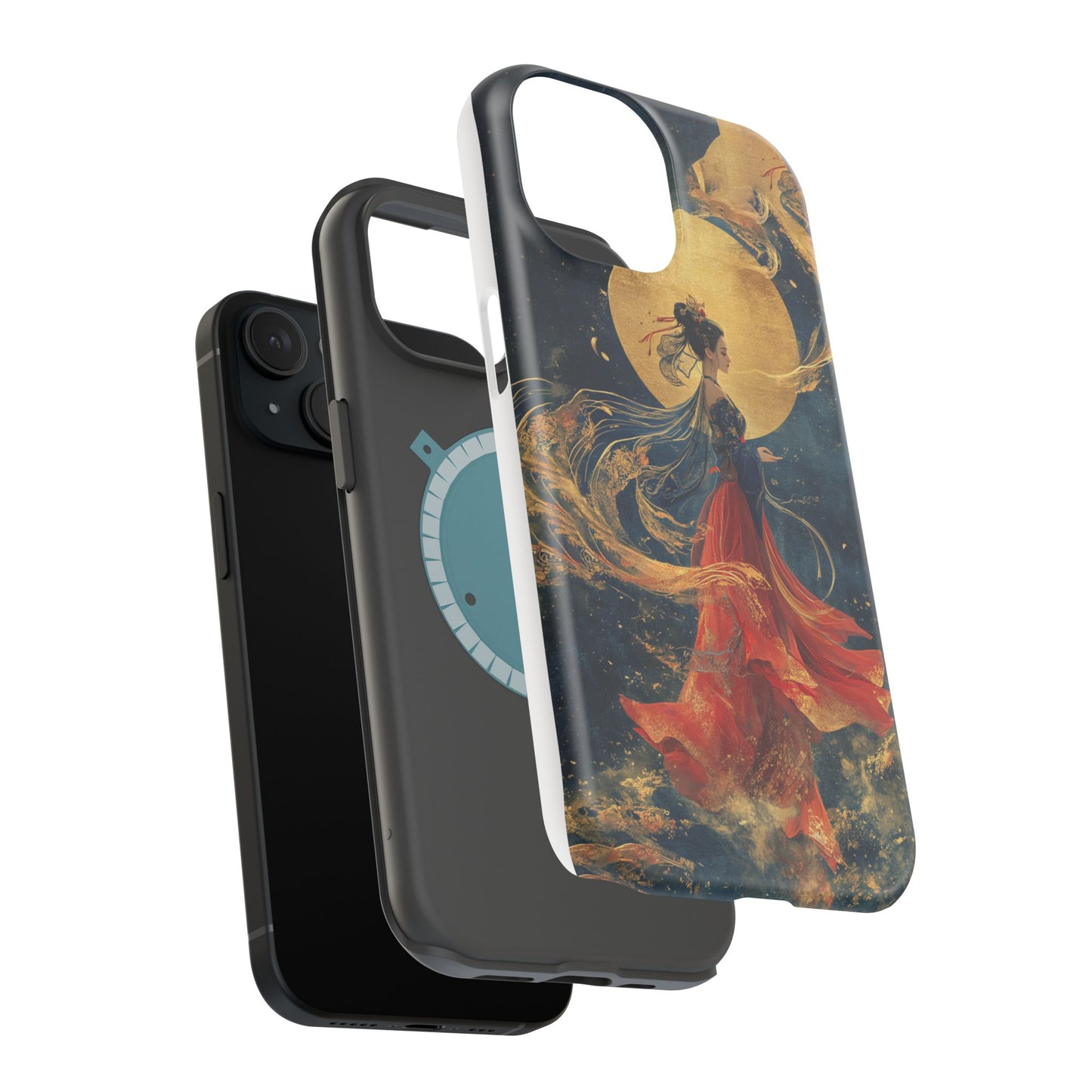 Chinese Moon Goddess Phone Case | Elegant Lunar Fantasy DesignMagnetic Impact-Resistant Phone Case