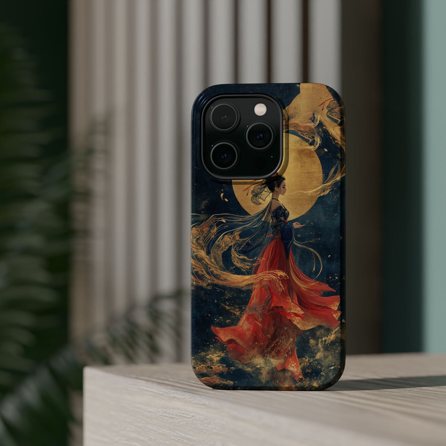 Chinese Moon Goddess Phone Case | Elegant Lunar Fantasy DesignMagnetic Impact-Resistant Phone Case