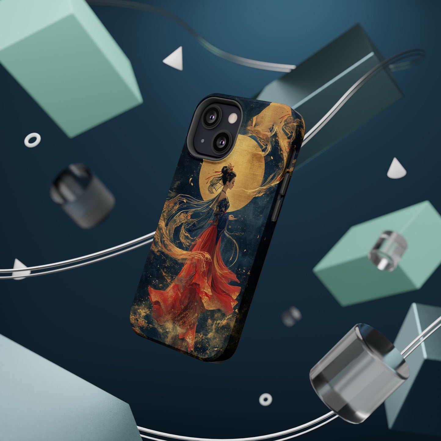 Chinese Moon Goddess Phone Case | Elegant Lunar Fantasy DesignMagnetic Impact-Resistant Phone Case