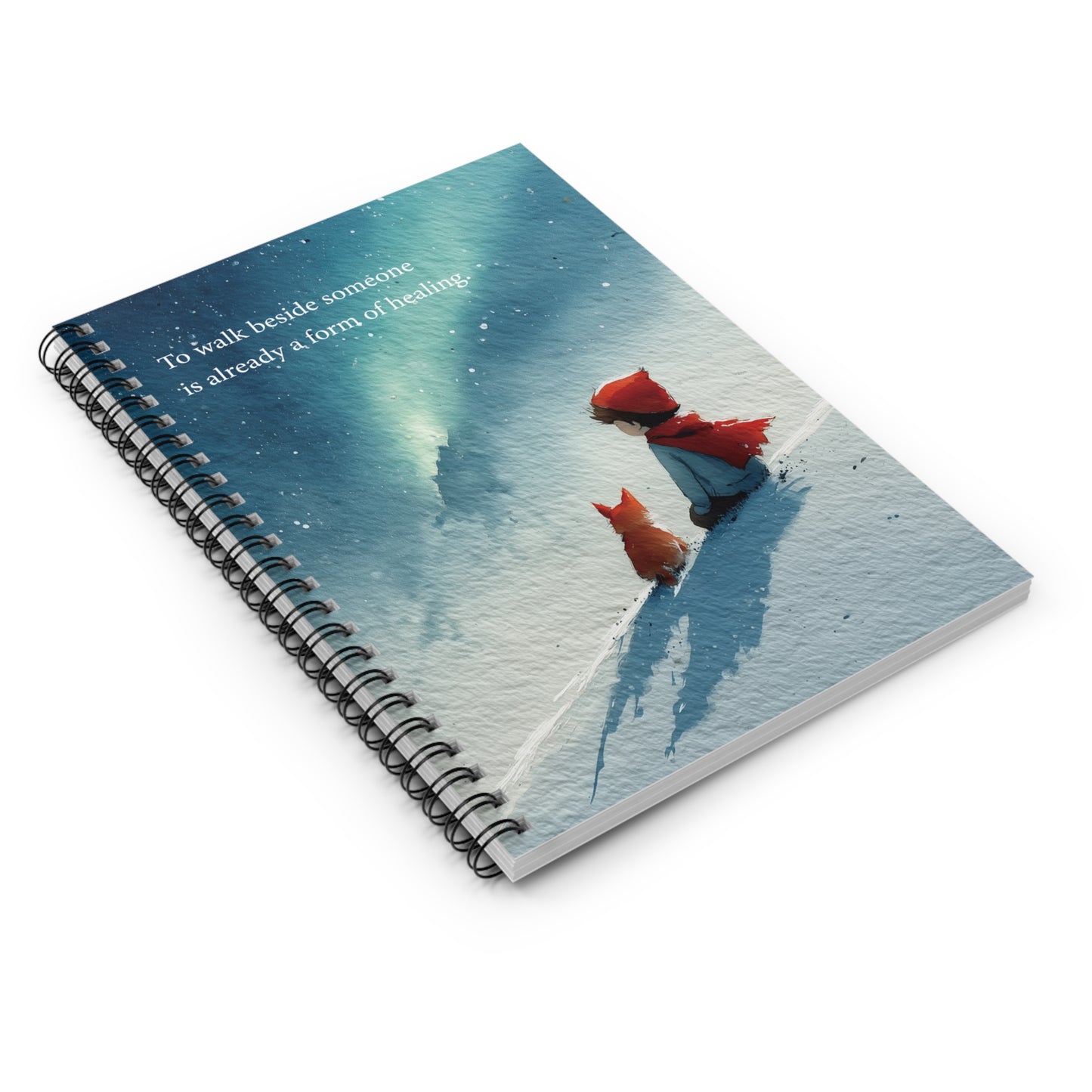 Healing Journey Spiral Notebook - Inspiring Ruled Line Journal