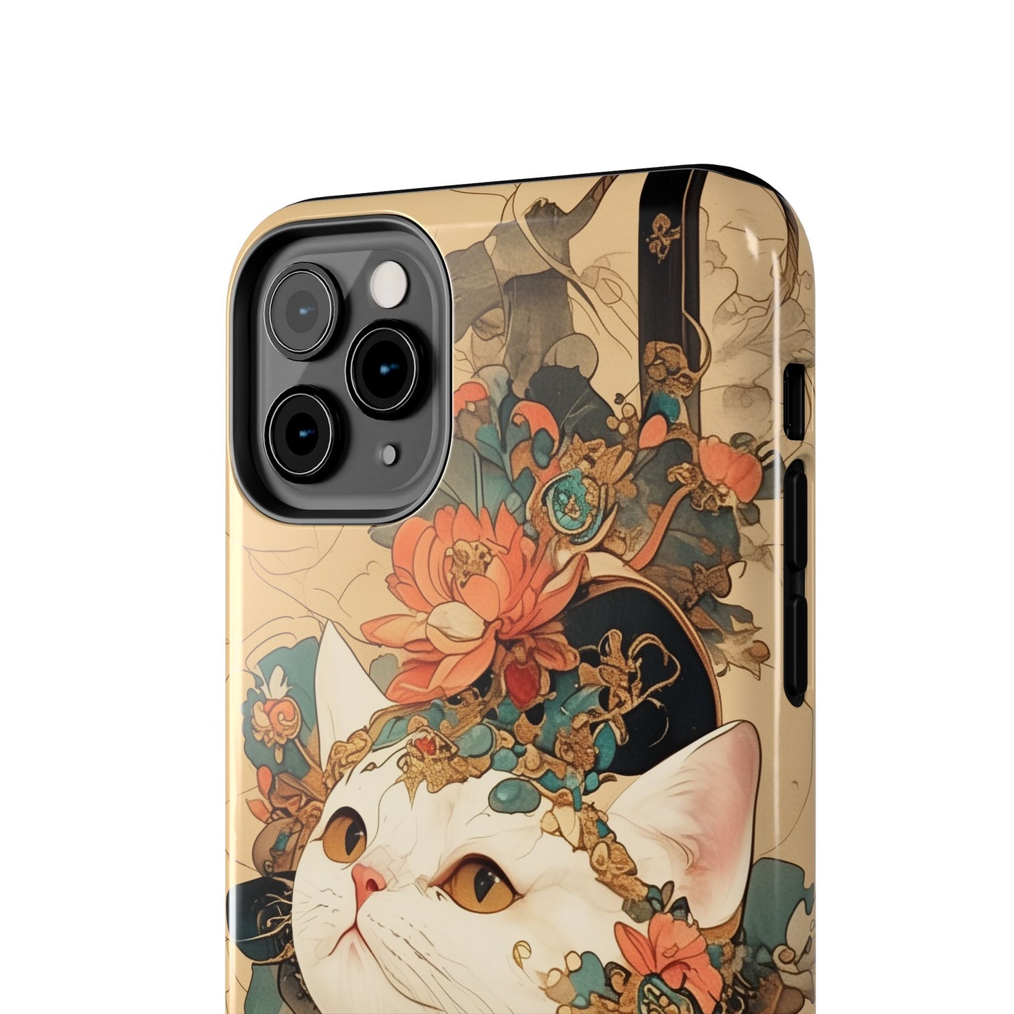 Oriental Cat Phone Case · Tang Dynasty Aesthetic · Art × Tech Fusion