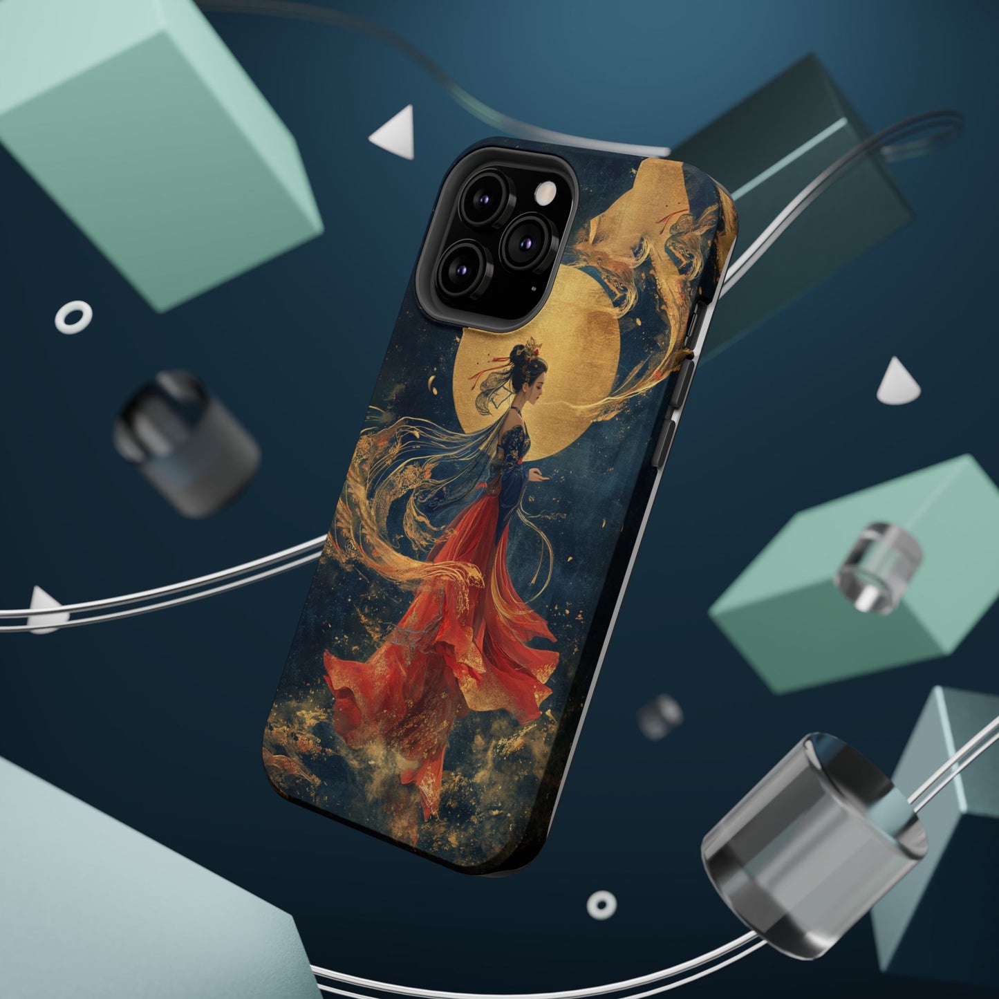 Chinese Moon Goddess Phone Case | Elegant Lunar Fantasy DesignMagnetic Impact-Resistant Phone Case