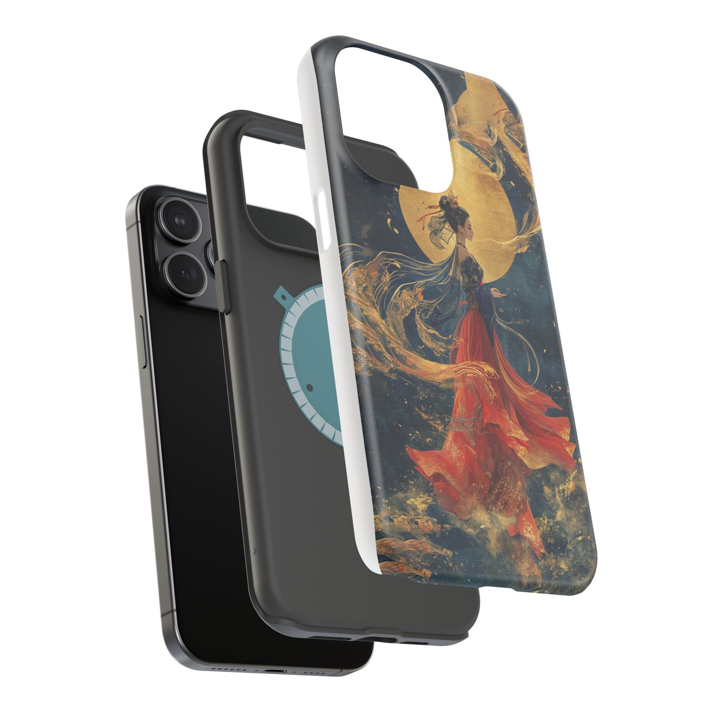Chinese Moon Goddess Phone Case | Elegant Lunar Fantasy DesignMagnetic Impact-Resistant Phone Case