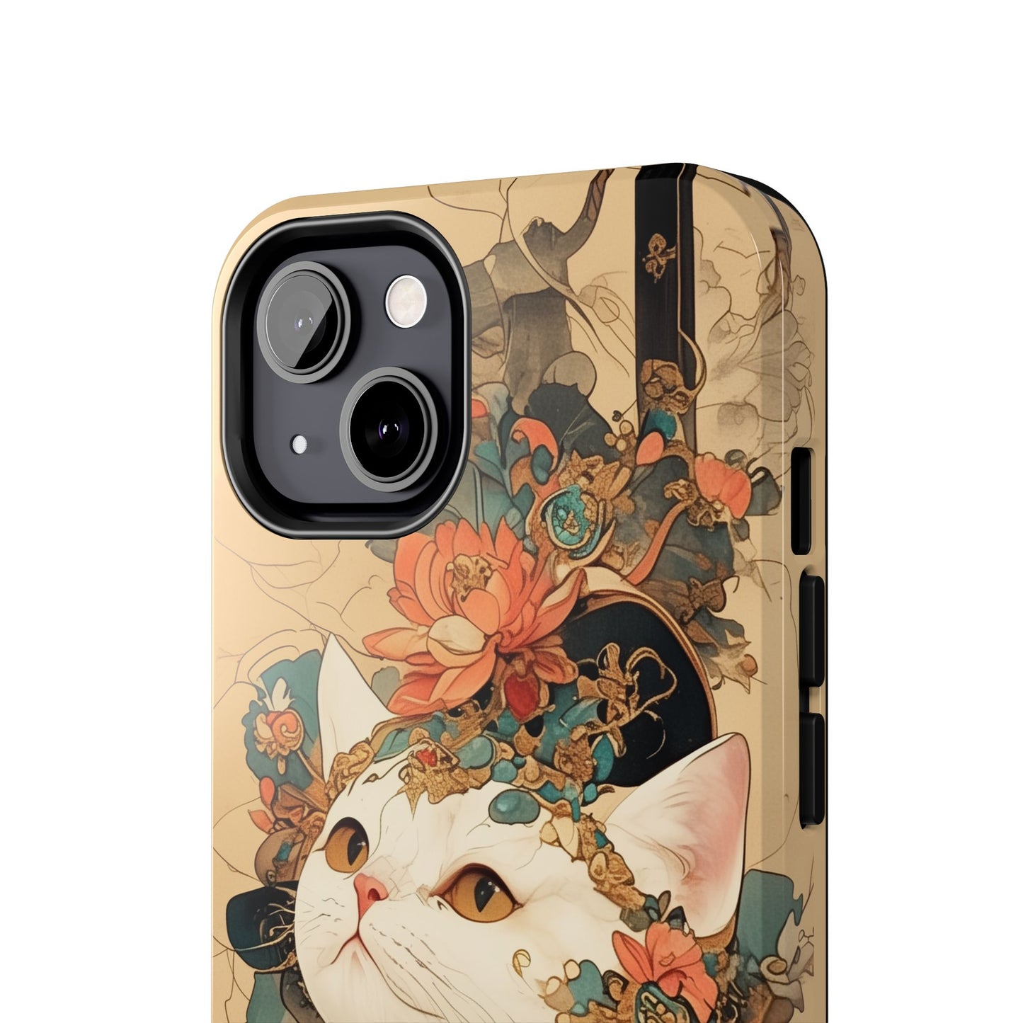 Oriental Cat Phone Case · Tang Dynasty Aesthetic · Art × Tech Fusion