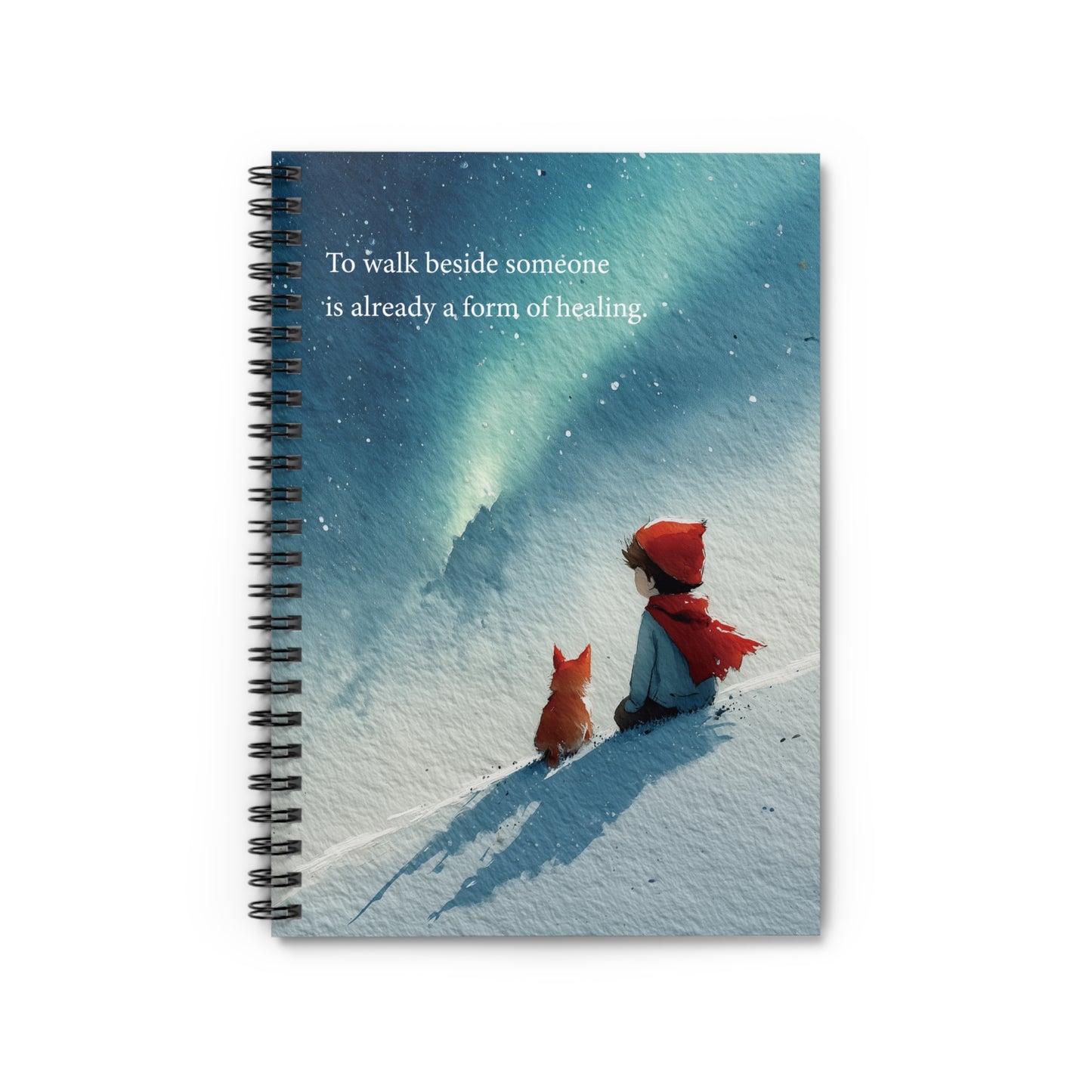 Healing Journey Spiral Notebook - Inspiring Ruled Line Journal