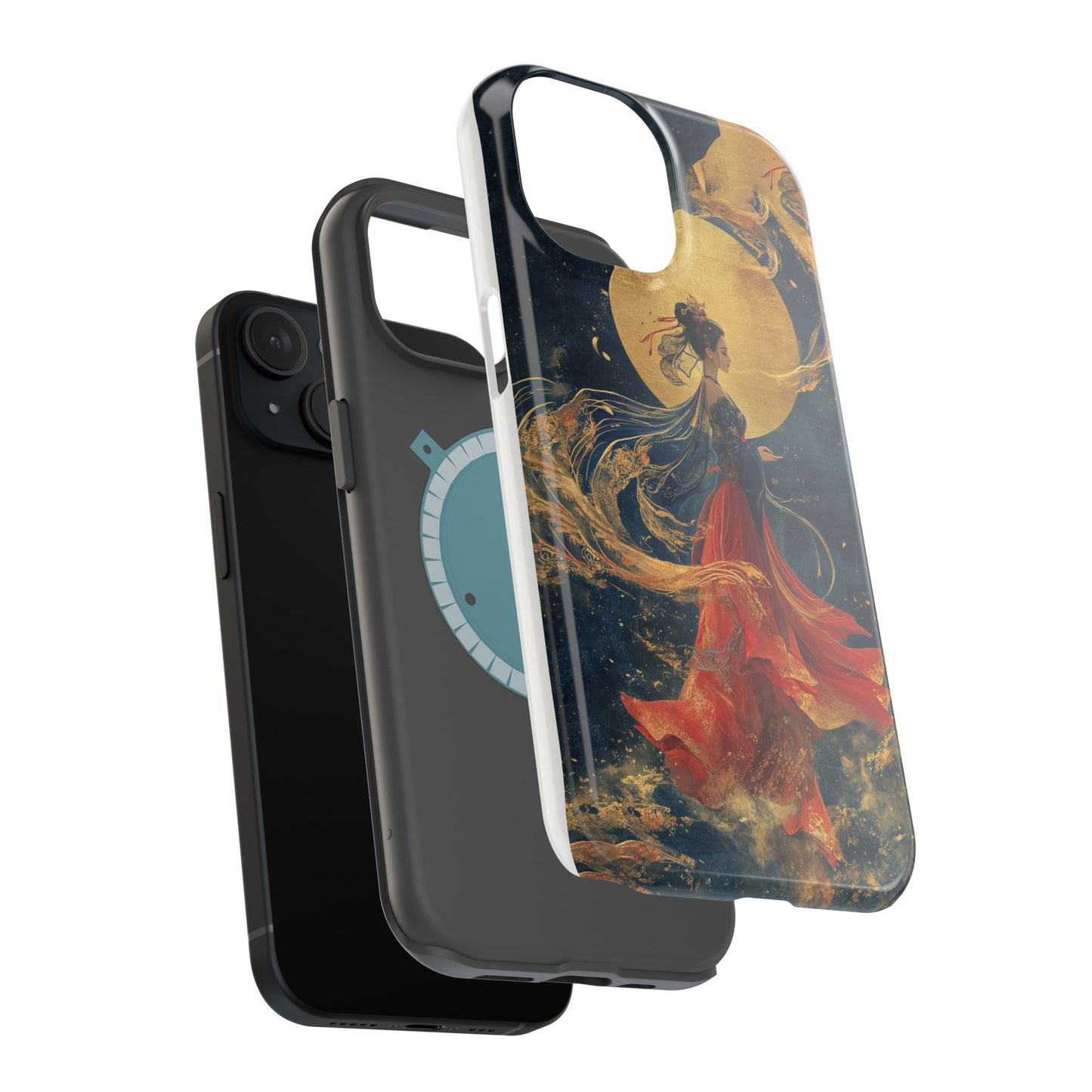 Chinese Moon Goddess Phone Case | Elegant Lunar Fantasy DesignMagnetic Impact-Resistant Phone Case