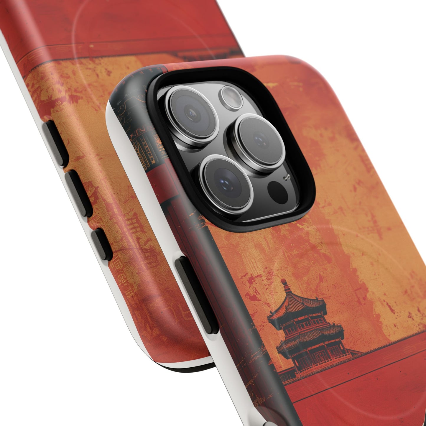 Magnetic Phone Case - Artistic Cat Design