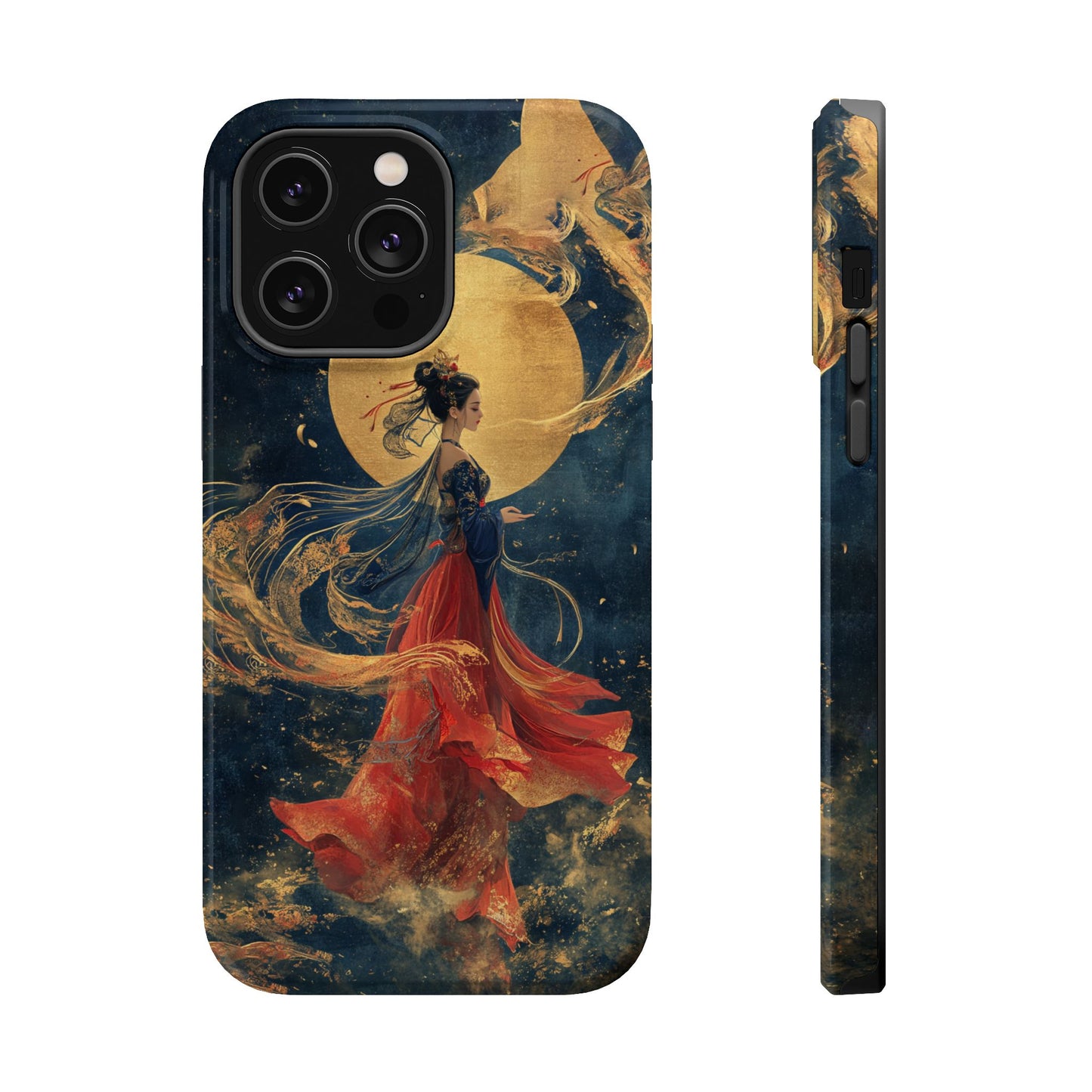 Chinese Moon Goddess Phone Case | Elegant Lunar Fantasy DesignMagnetic Impact-Resistant Phone Case