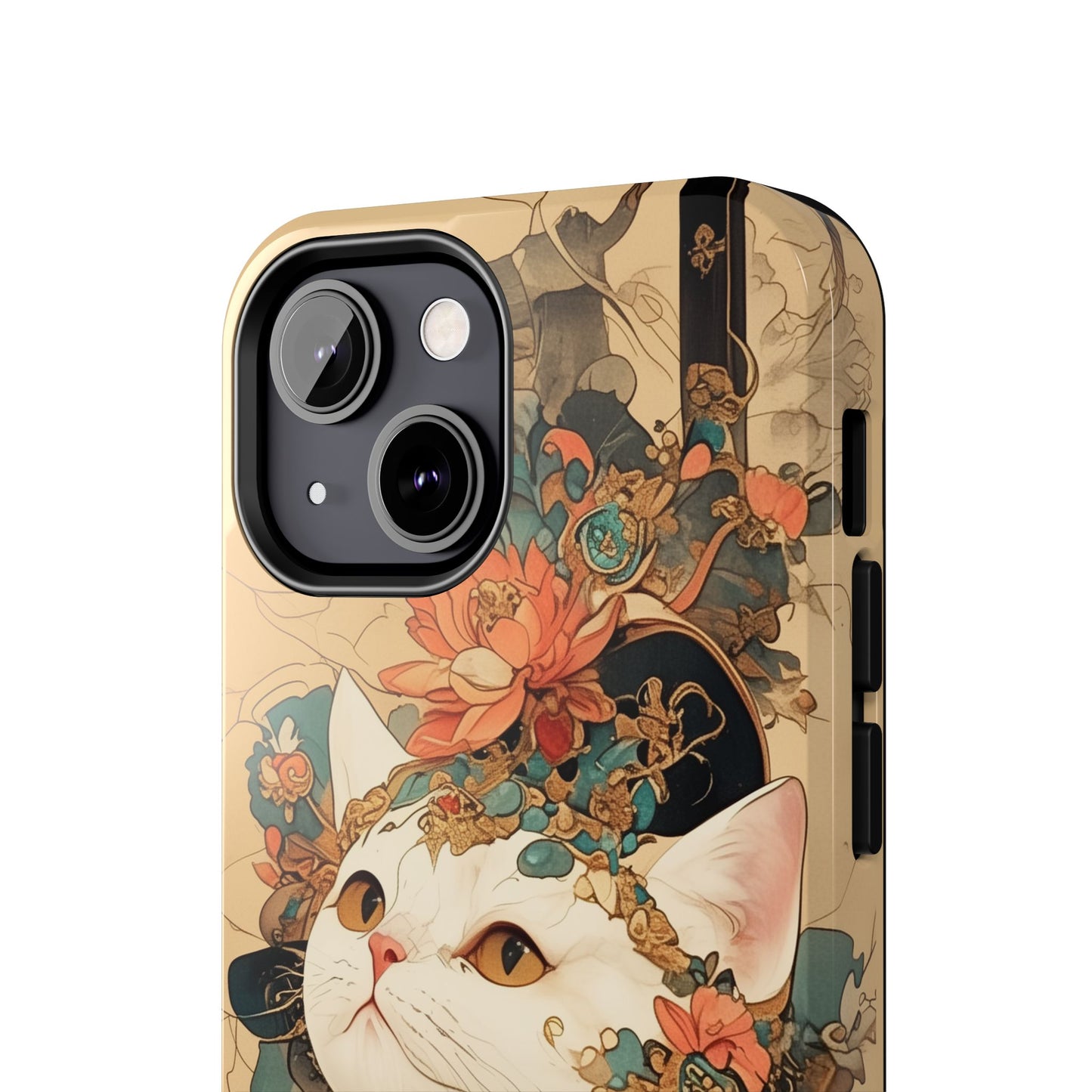 Oriental Cat Phone Case · Tang Dynasty Aesthetic · Art × Tech Fusion