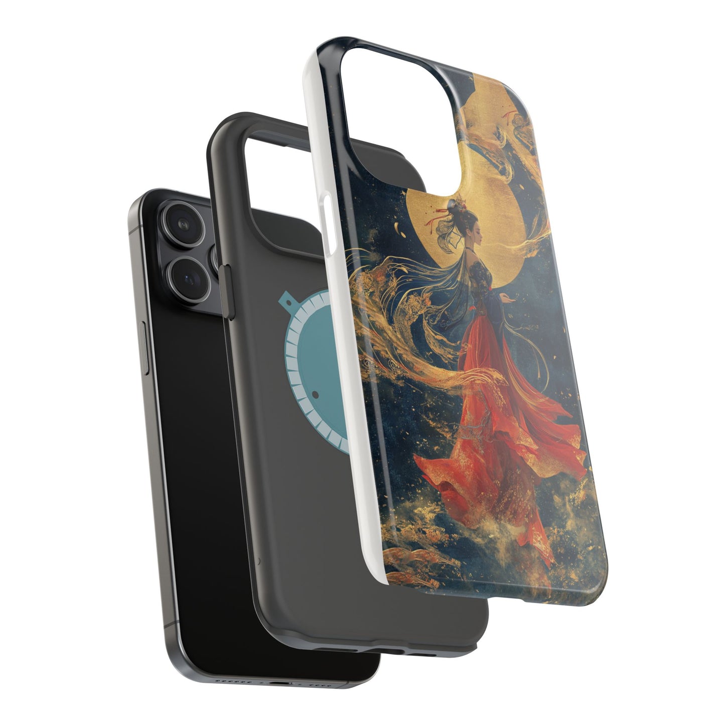 Chinese Moon Goddess Phone Case | Elegant Lunar Fantasy DesignMagnetic Impact-Resistant Phone Case