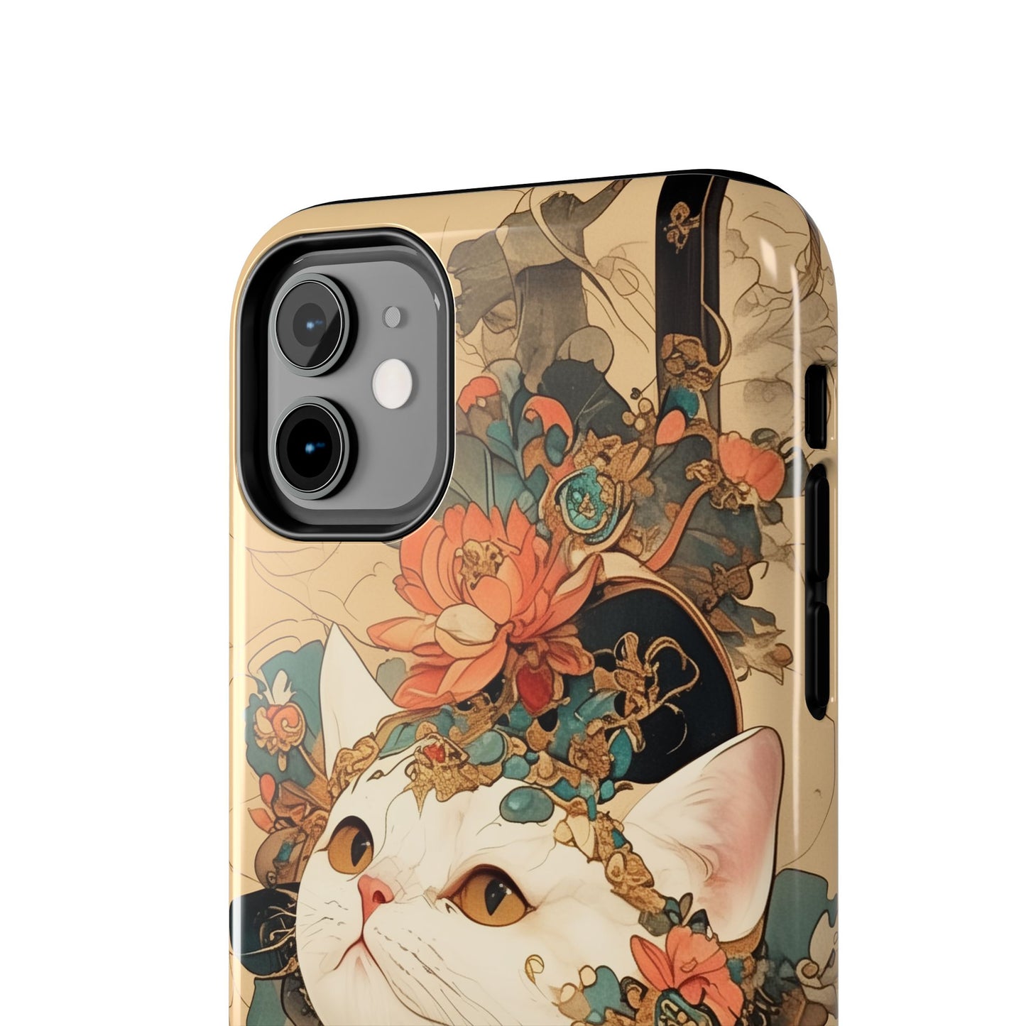 Oriental Cat Phone Case · Tang Dynasty Aesthetic · Art × Tech Fusion