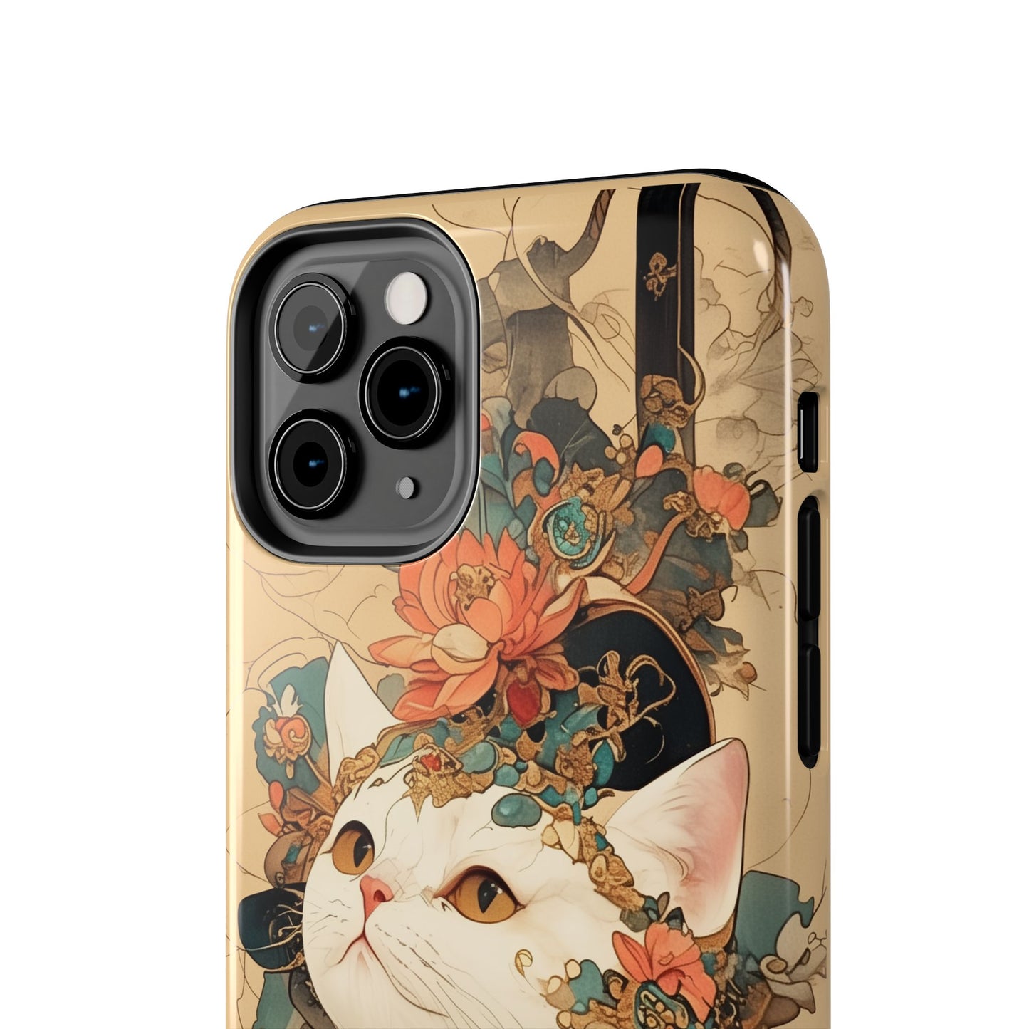 Oriental Cat Phone Case · Tang Dynasty Aesthetic · Art × Tech Fusion