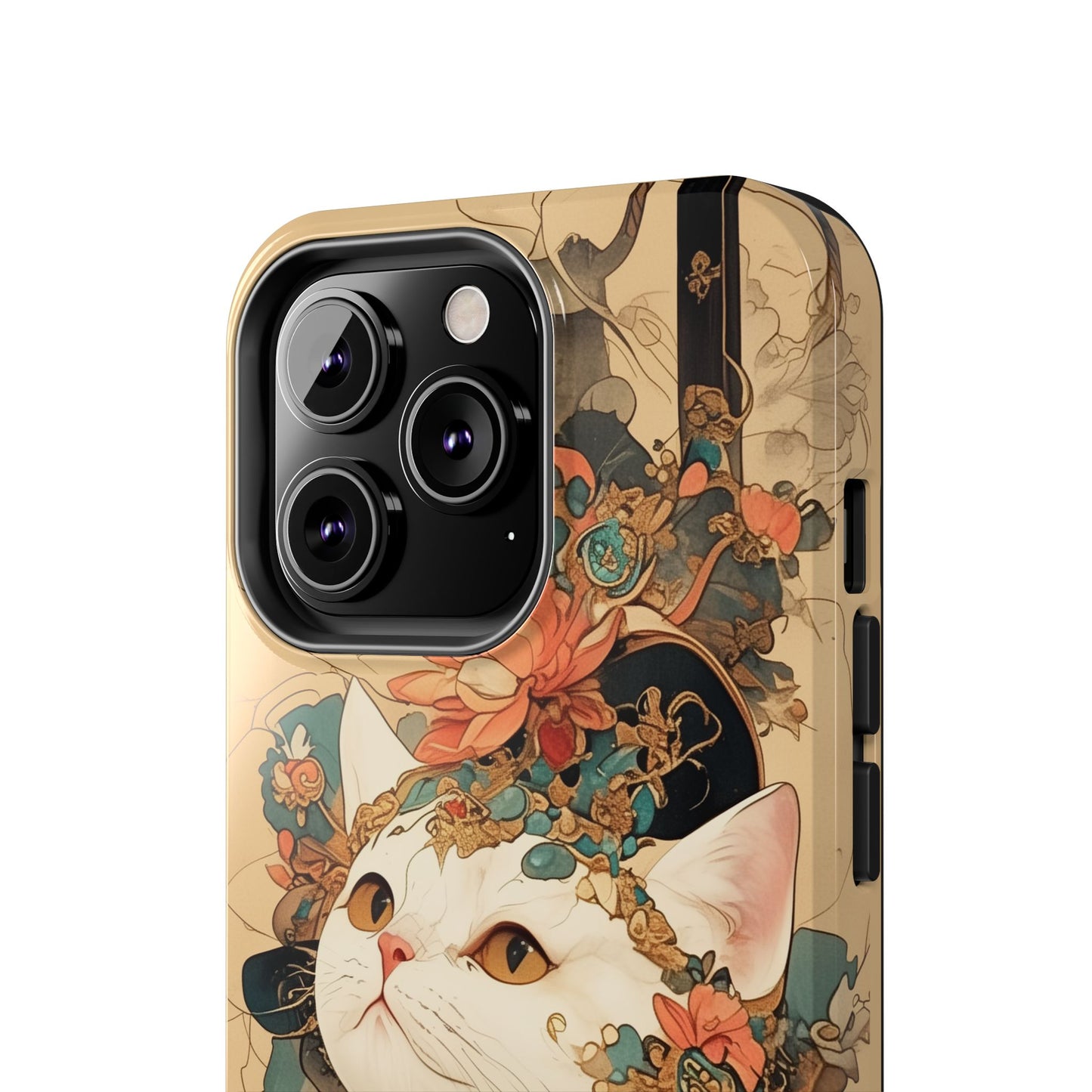 Oriental Cat Phone Case · Tang Dynasty Aesthetic · Art × Tech Fusion