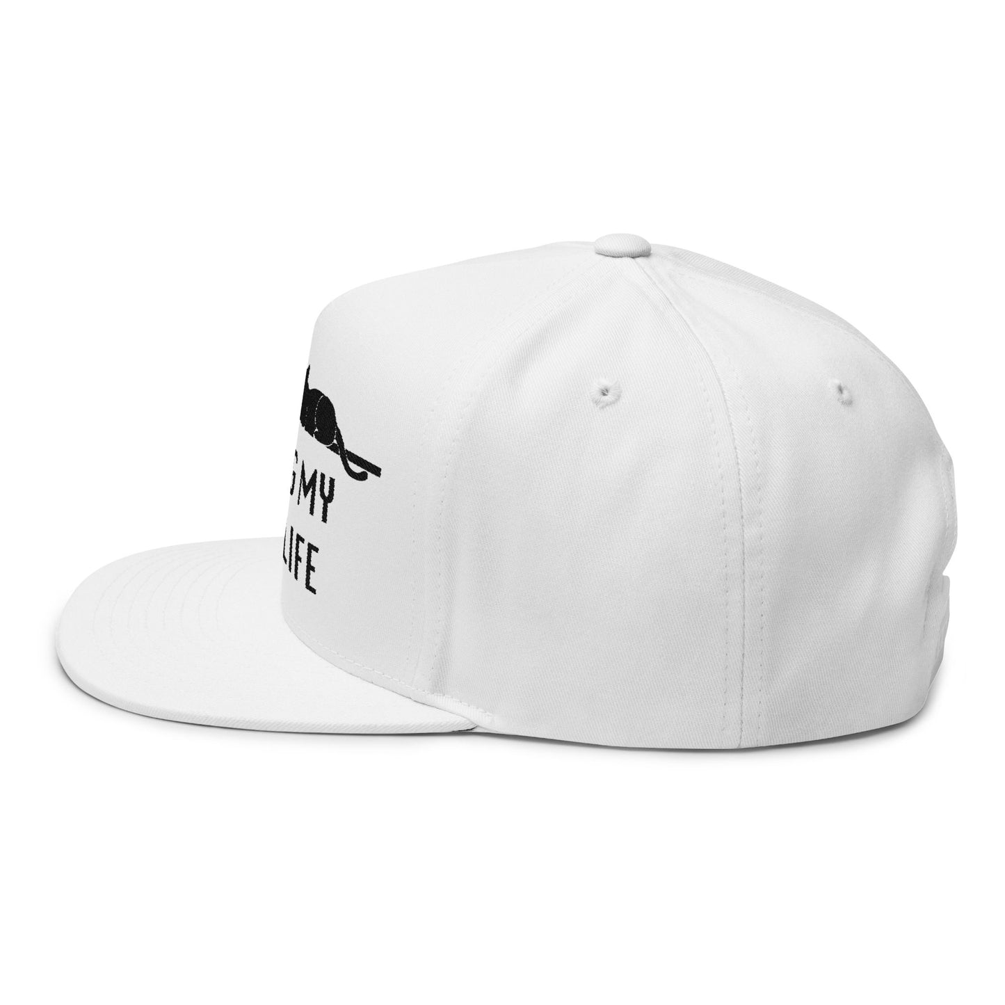 Living My Best Life Flat Bill Cap