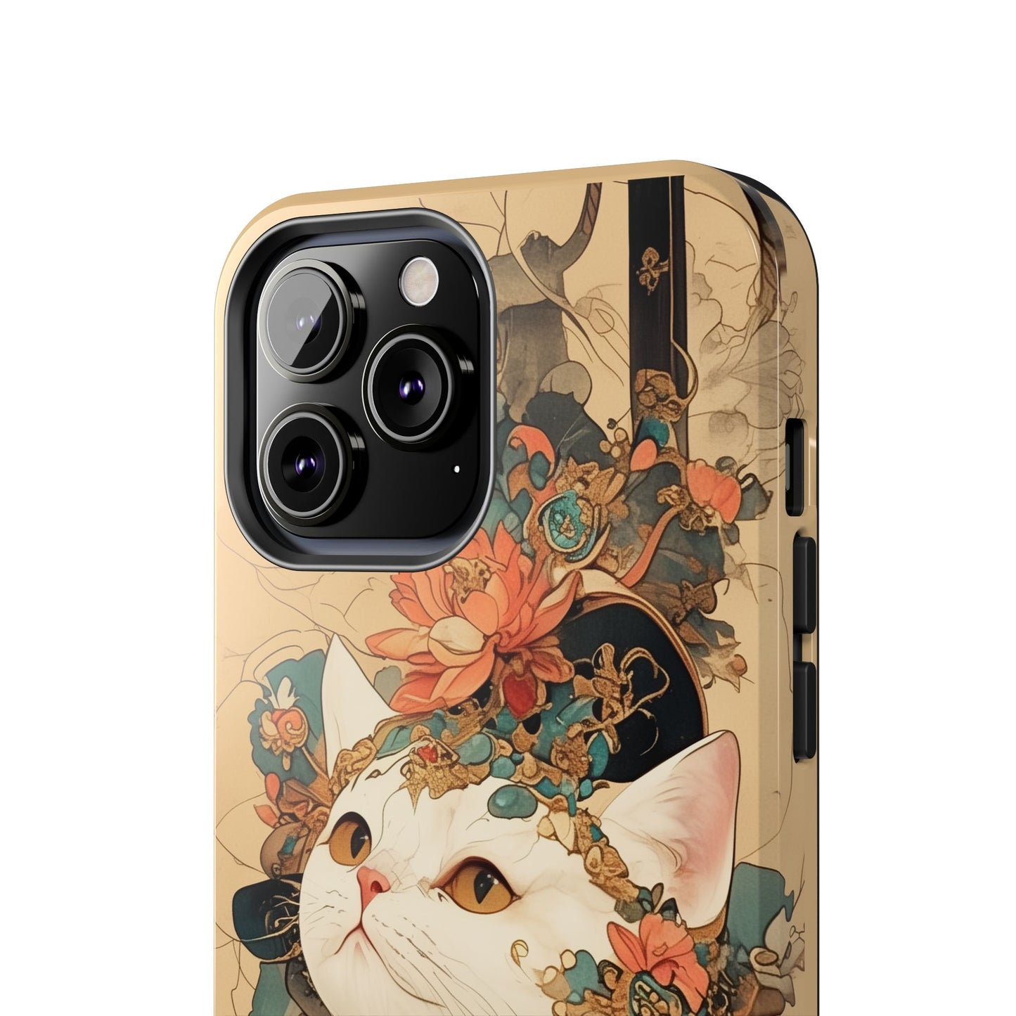 Oriental Cat Phone Case · Tang Dynasty Aesthetic · Art × Tech Fusion