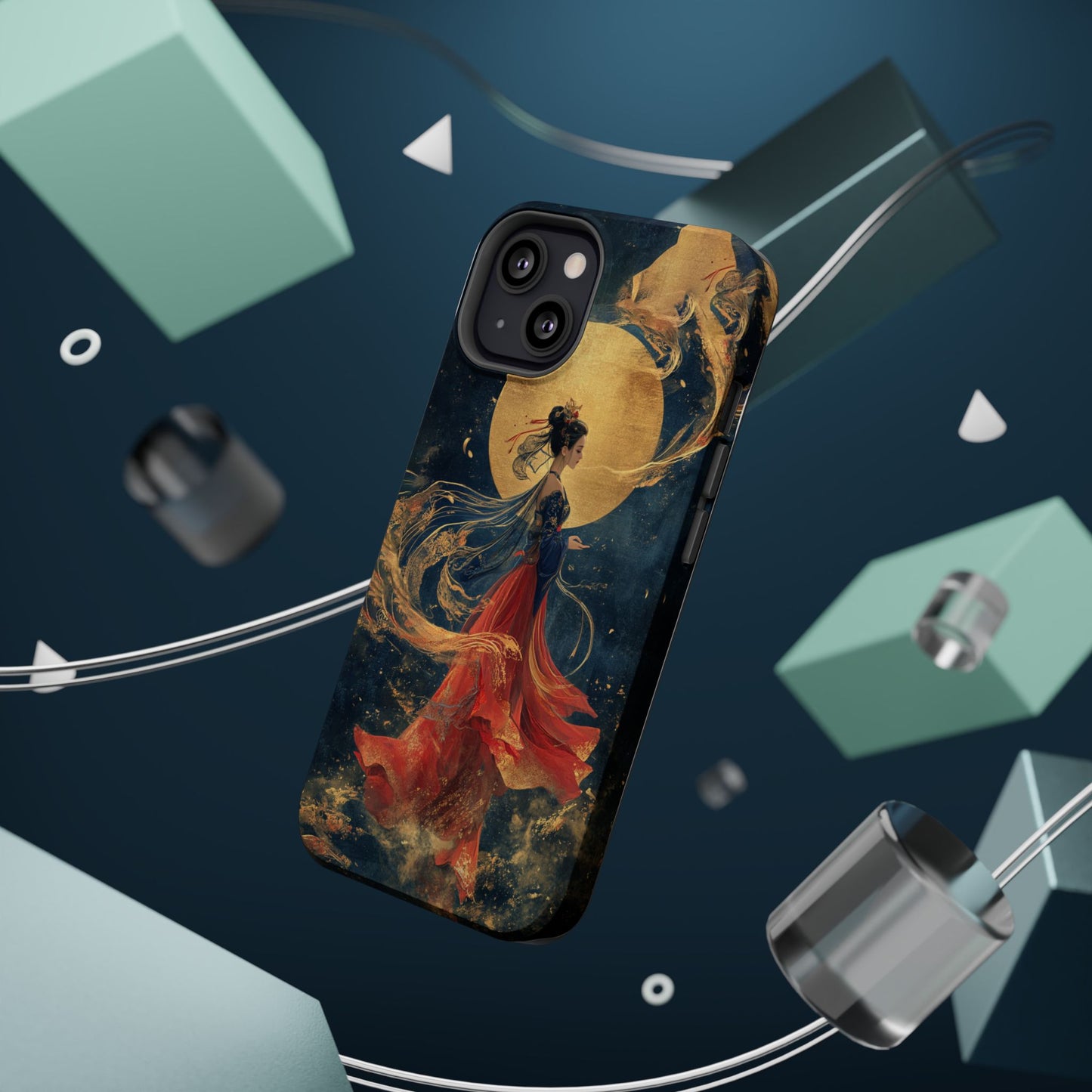 Chinese Moon Goddess Phone Case | Elegant Lunar Fantasy DesignMagnetic Impact-Resistant Phone Case