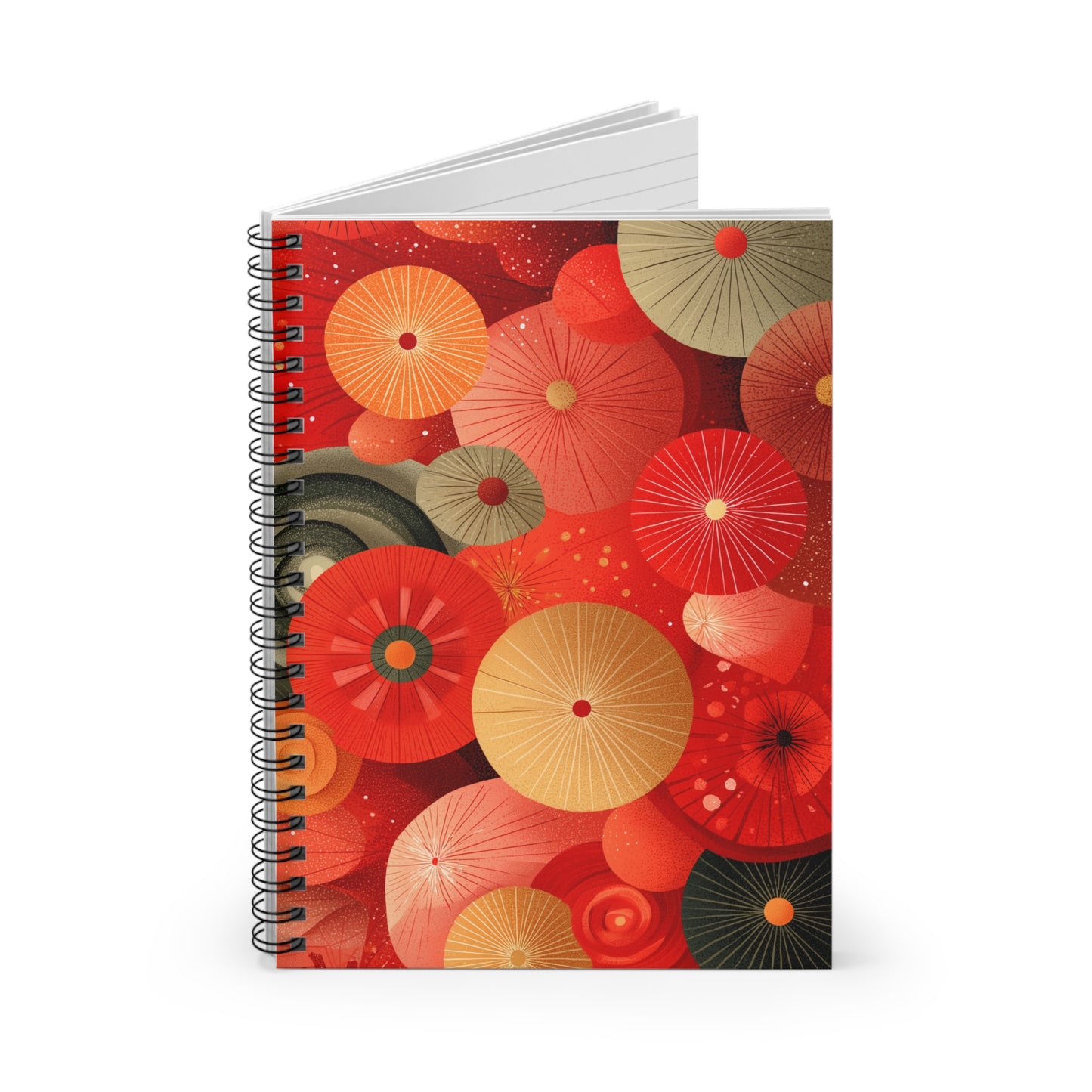 Vibrant Floral Spiral Notebook