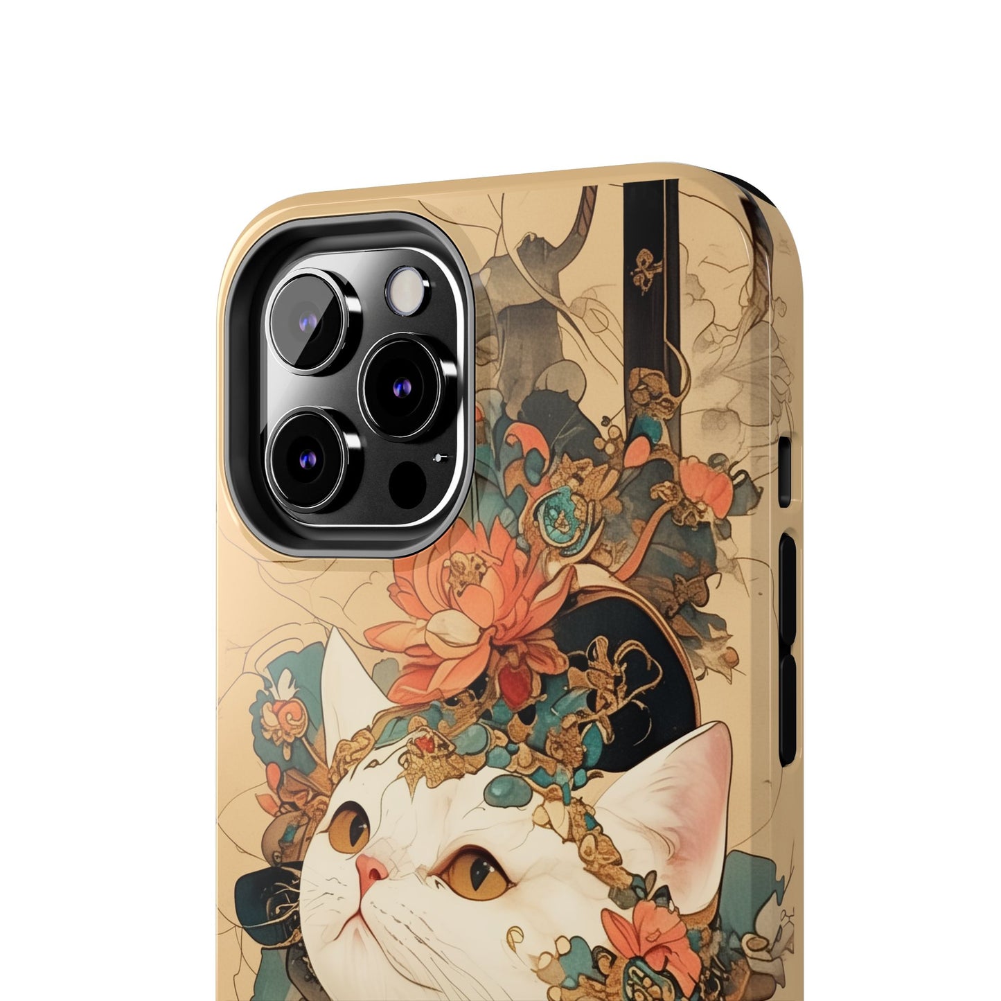 Oriental Cat Phone Case · Tang Dynasty Aesthetic · Art × Tech Fusion