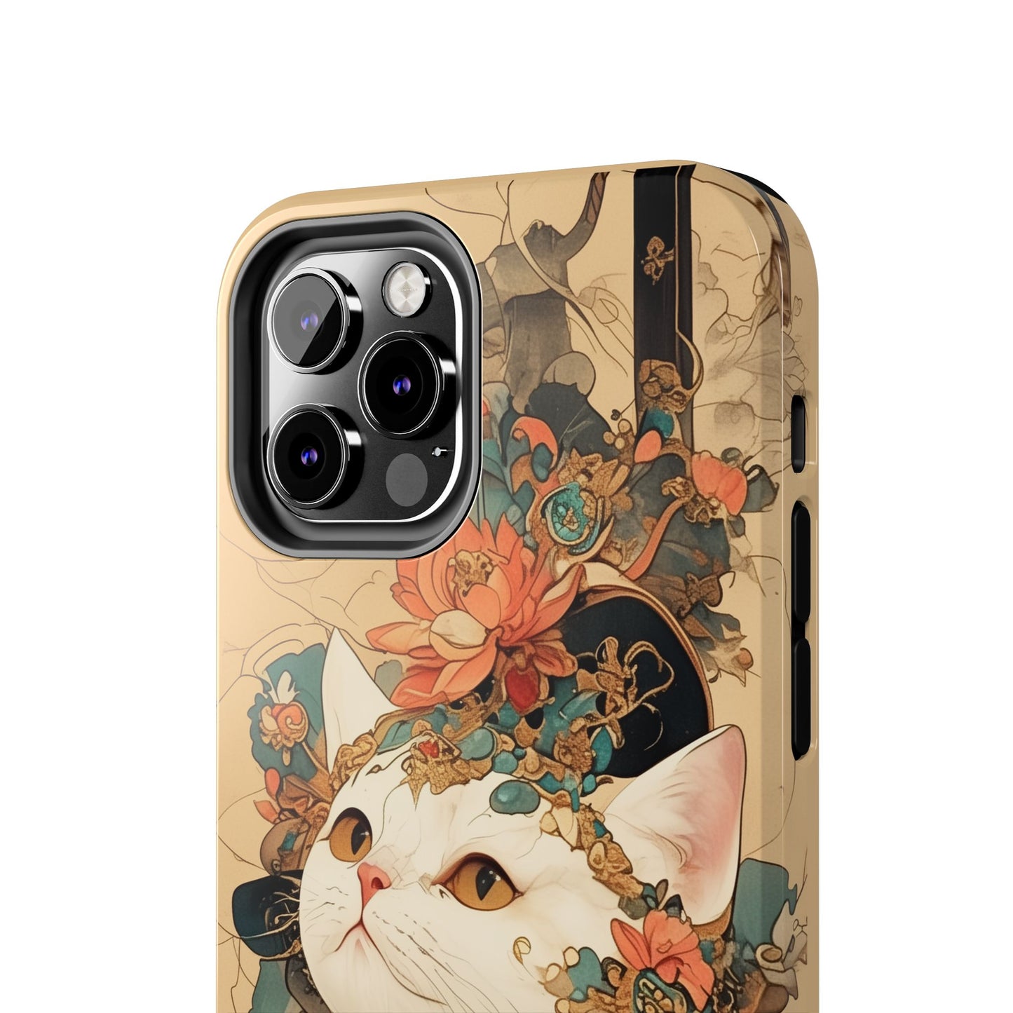 Oriental Cat Phone Case · Tang Dynasty Aesthetic · Art × Tech Fusion