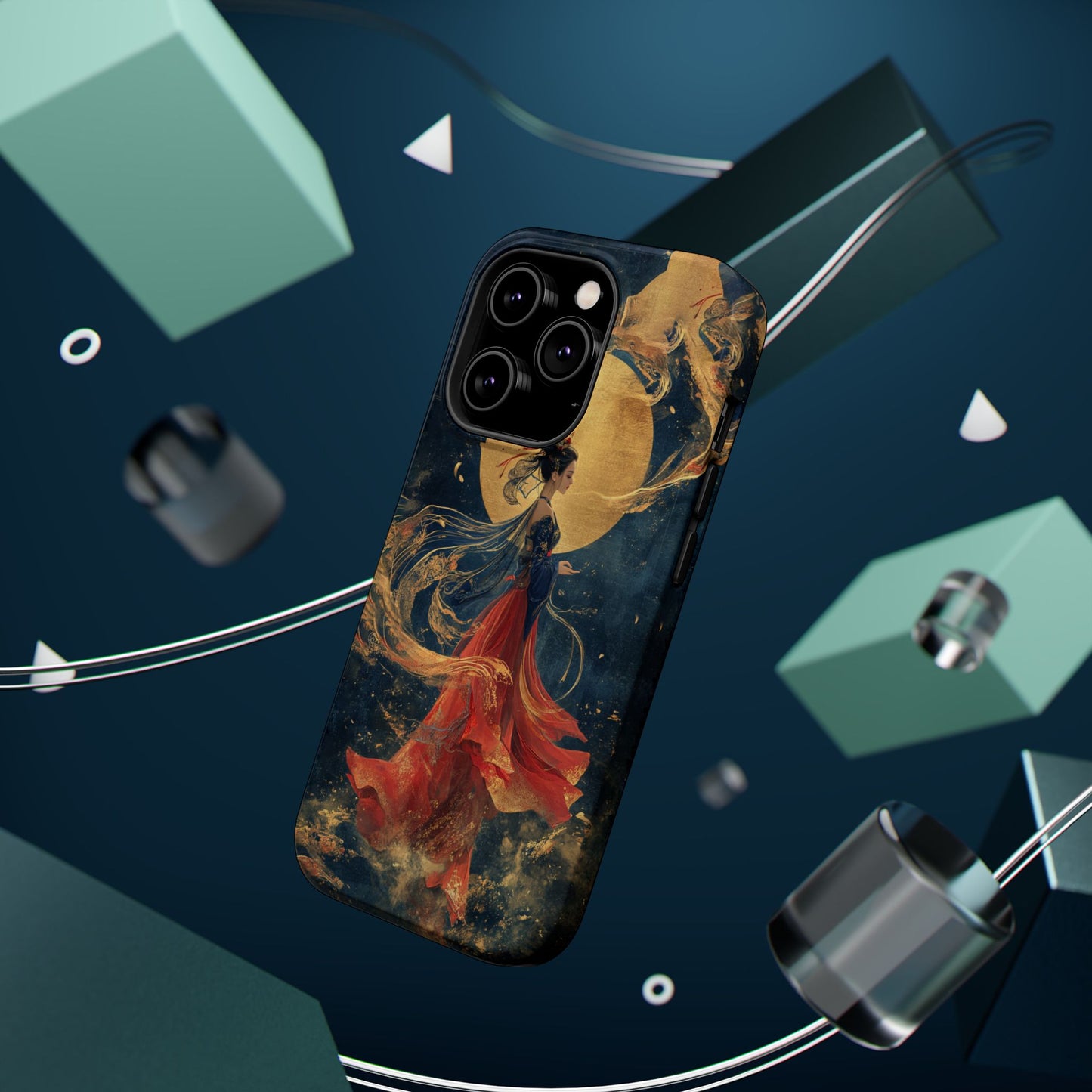 Chinese Moon Goddess Phone Case | Elegant Lunar Fantasy DesignMagnetic Impact-Resistant Phone Case