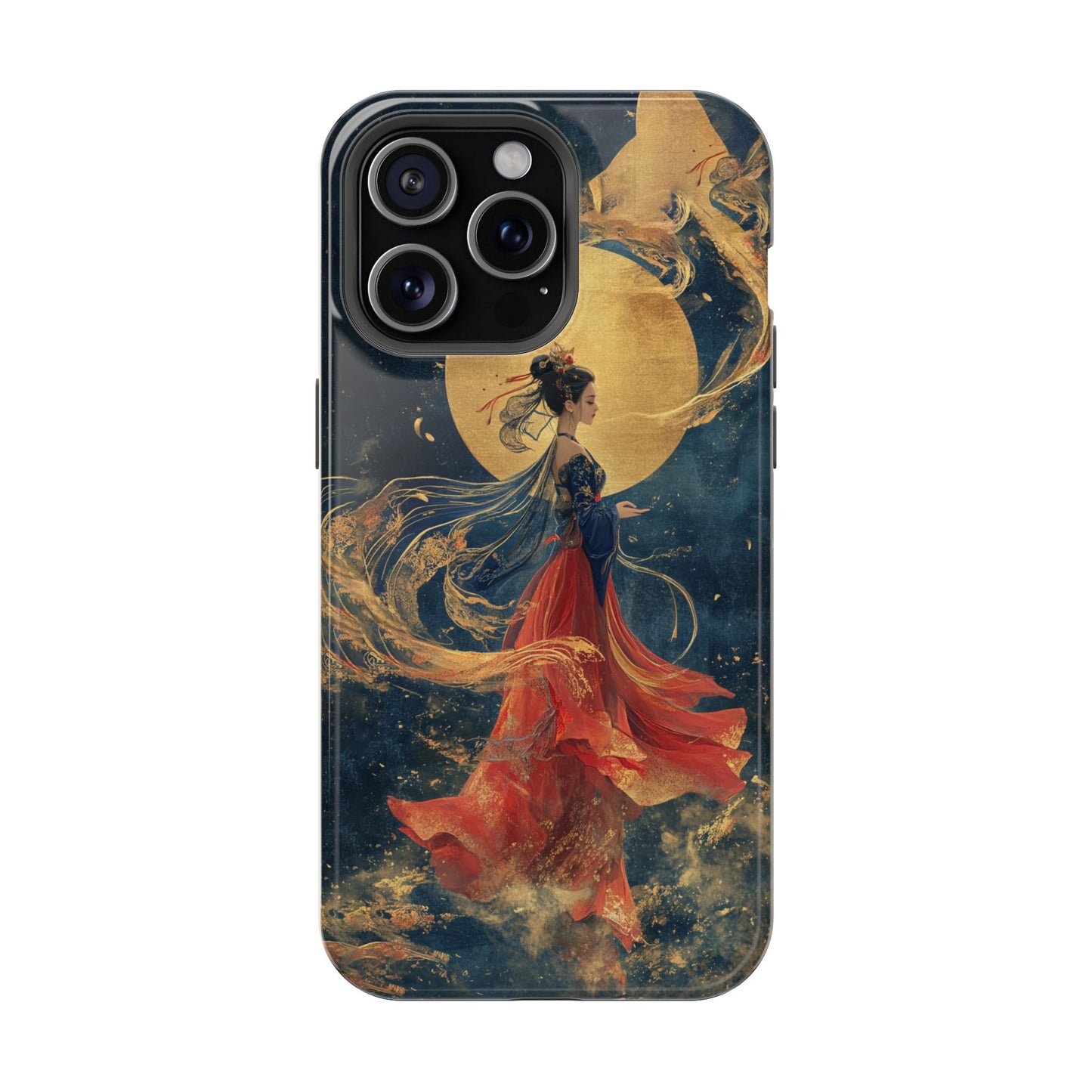 Chinese Moon Goddess Phone Case | Elegant Lunar Fantasy DesignMagnetic Impact-Resistant Phone Case