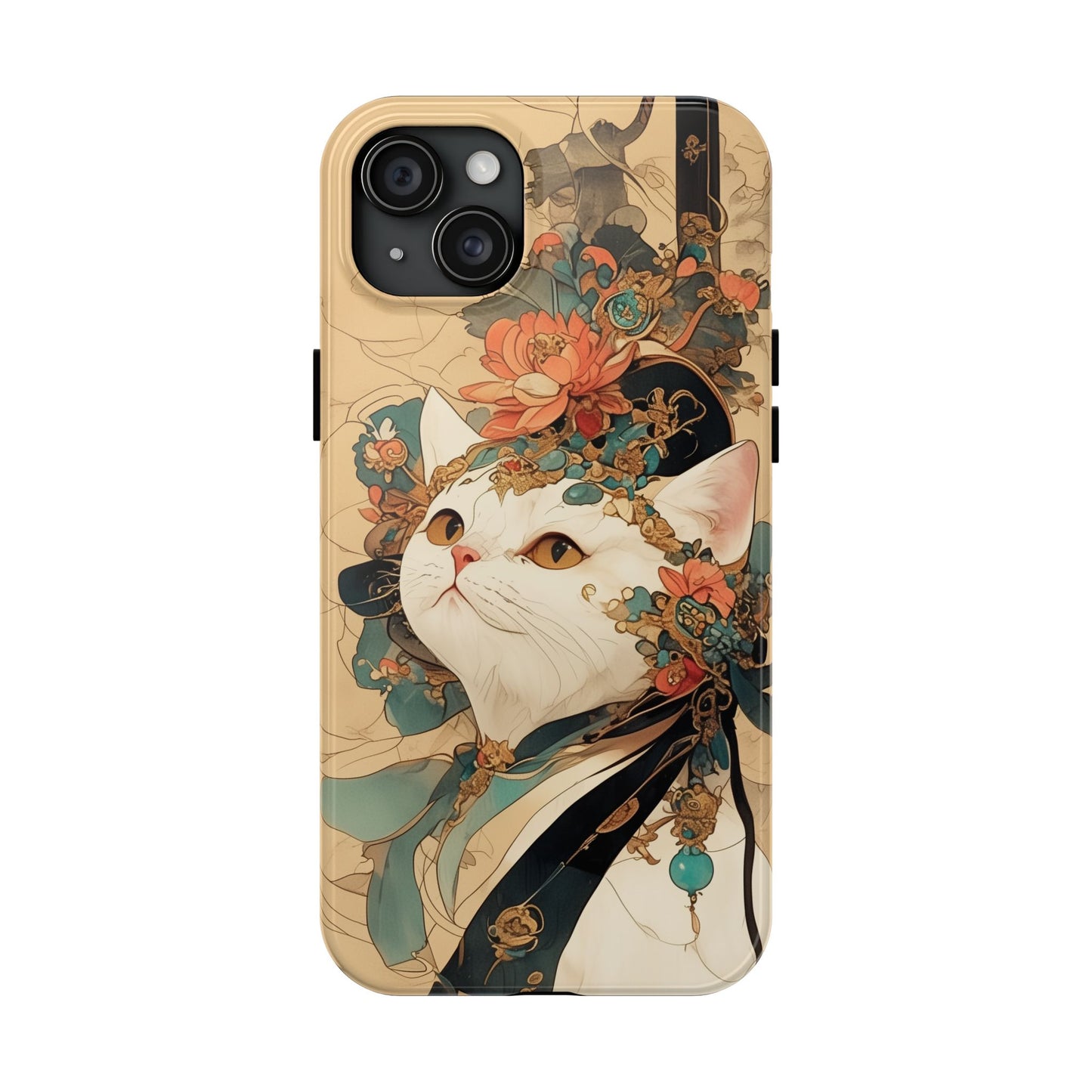 Oriental Cat Phone Case · Tang Dynasty Aesthetic · Art × Tech Fusion