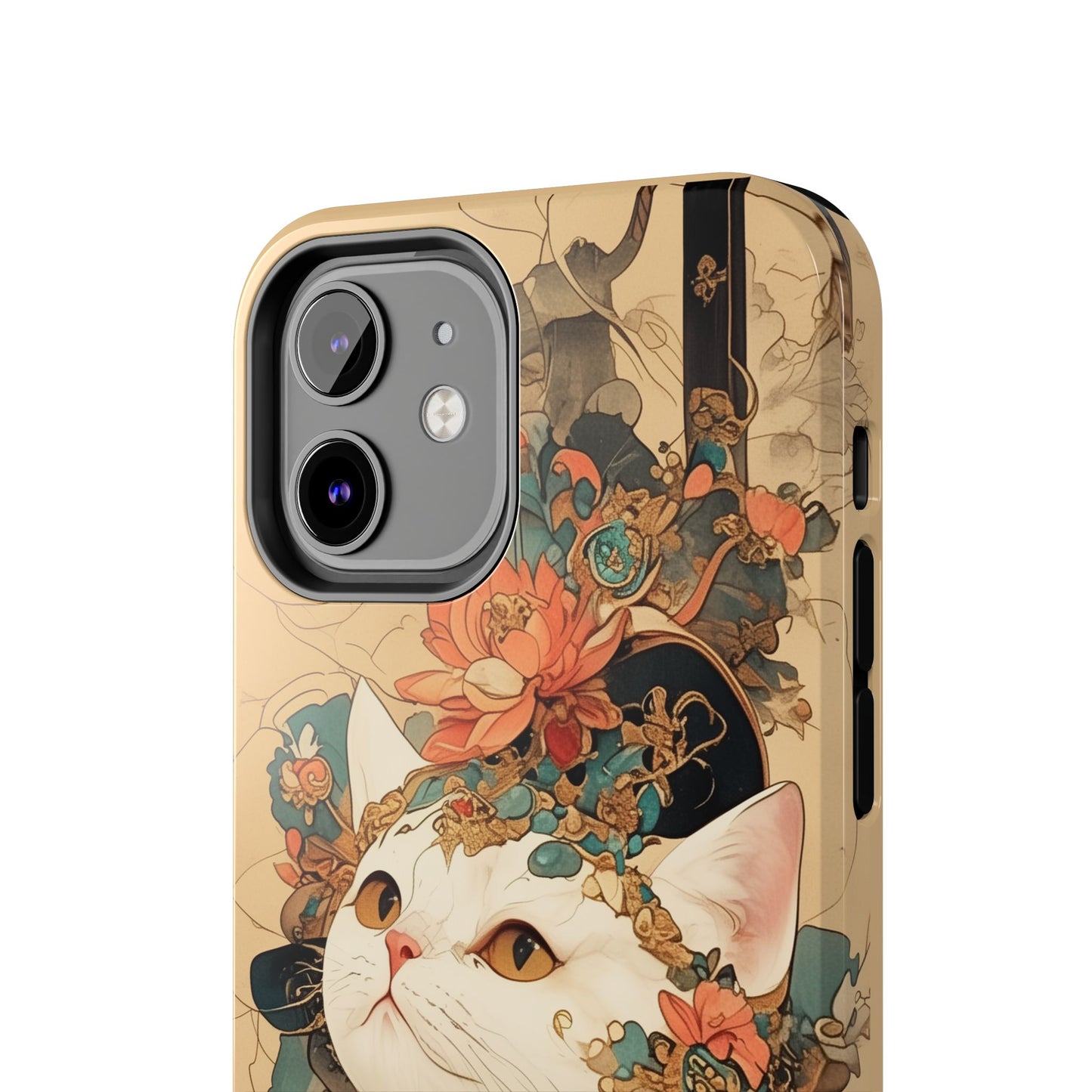 Oriental Cat Phone Case · Tang Dynasty Aesthetic · Art × Tech Fusion