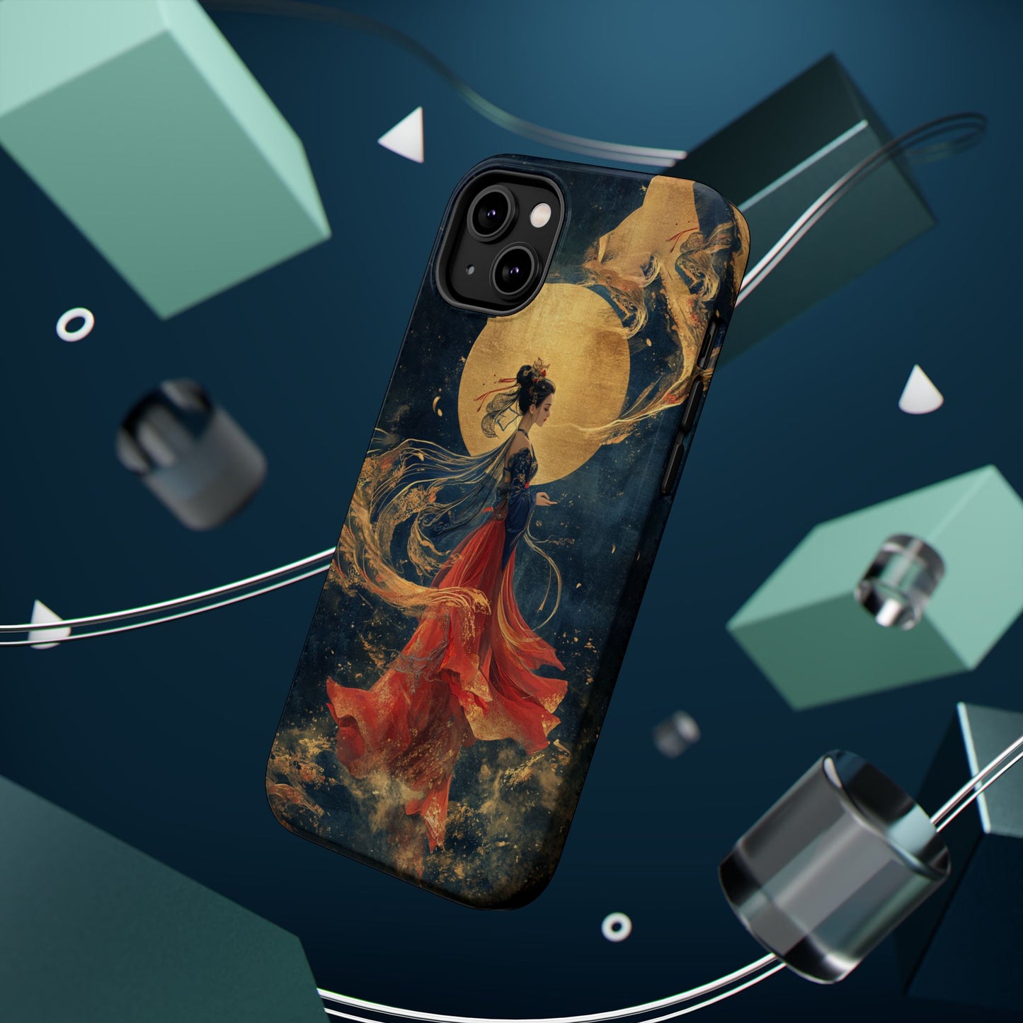 Chinese Moon Goddess Phone Case | Elegant Lunar Fantasy DesignMagnetic Impact-Resistant Phone Case