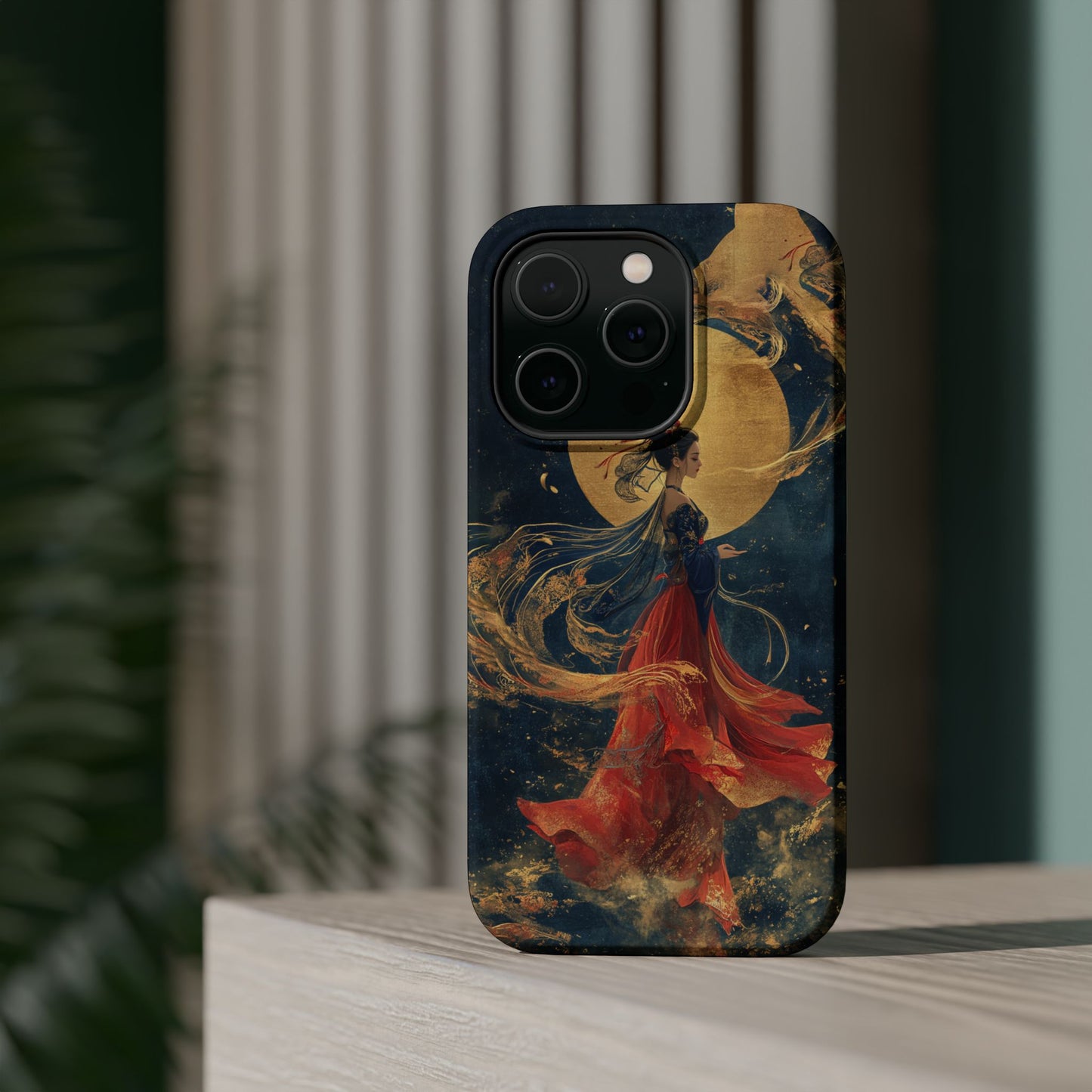 Chinese Moon Goddess Phone Case | Elegant Lunar Fantasy DesignMagnetic Impact-Resistant Phone Case