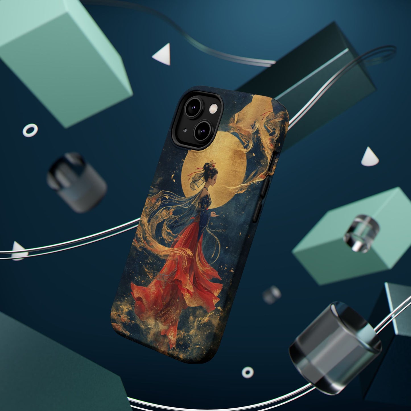 Chinese Moon Goddess Phone Case | Elegant Lunar Fantasy DesignMagnetic Impact-Resistant Phone Case